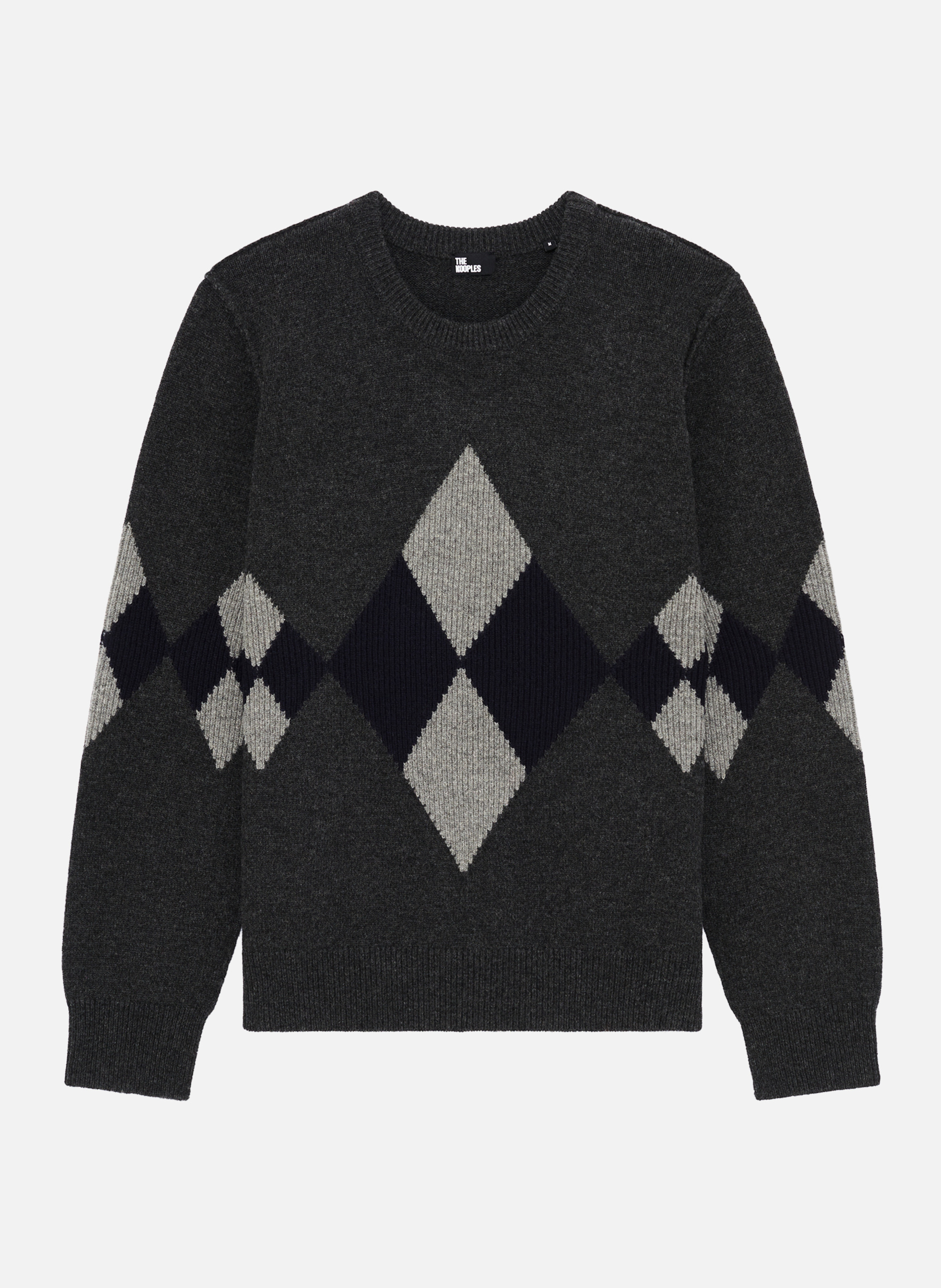 Diamond pattern sweater THE KOOPLES Grey