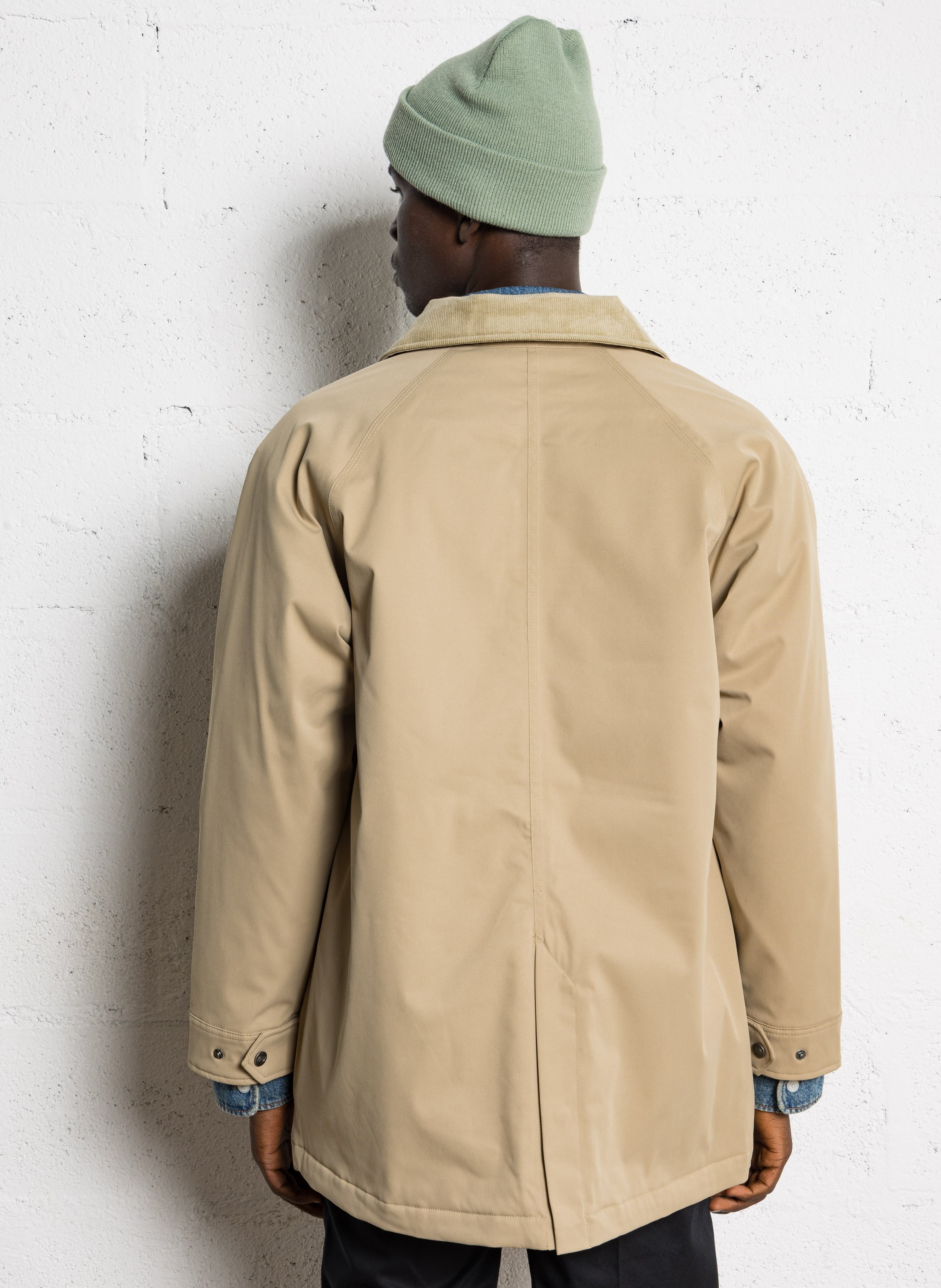 Parka mit großem einfarbigem Cordkragen DICKIES Beige