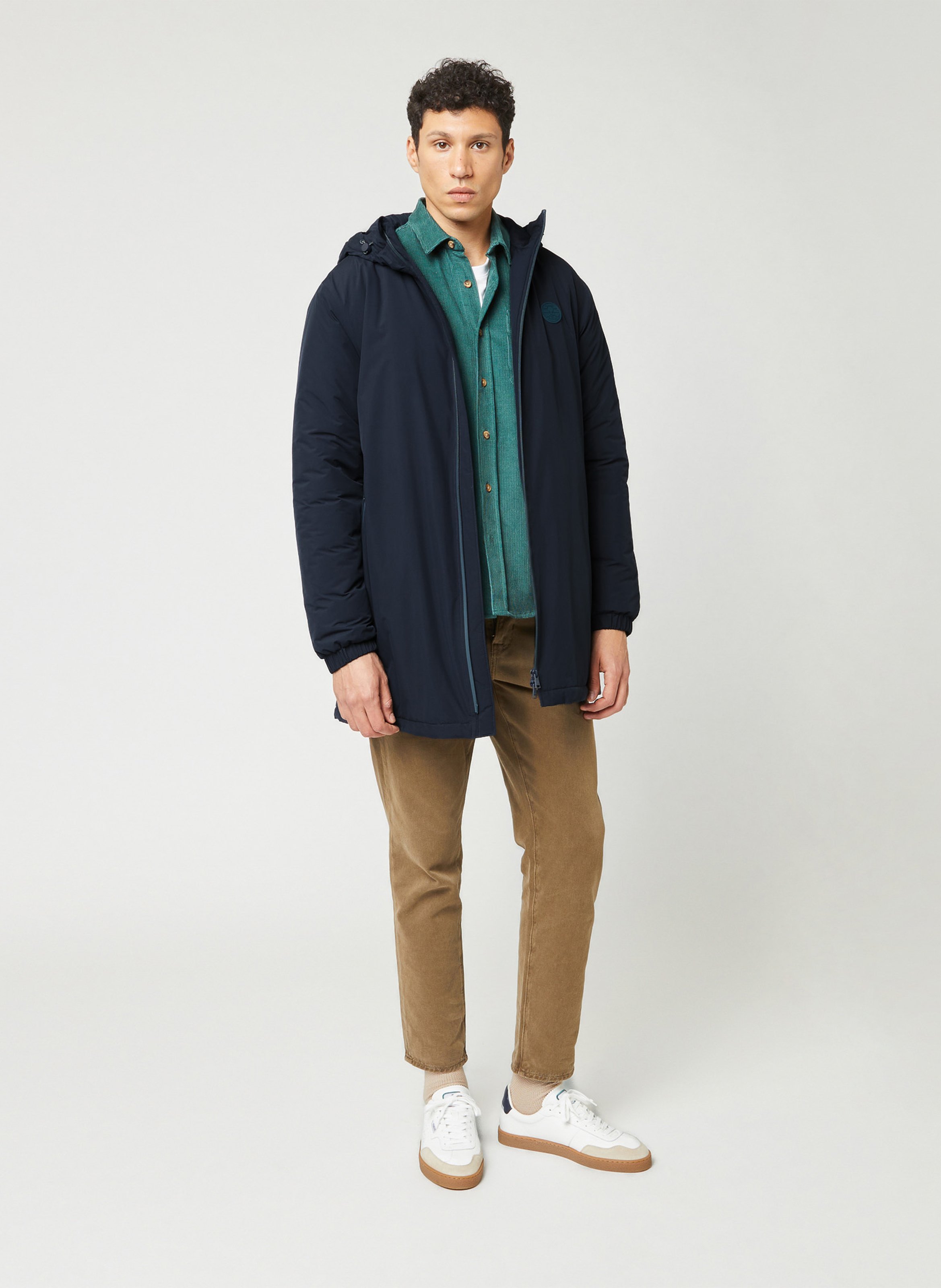 Rechte waterdichte parka FAGUO Blauw