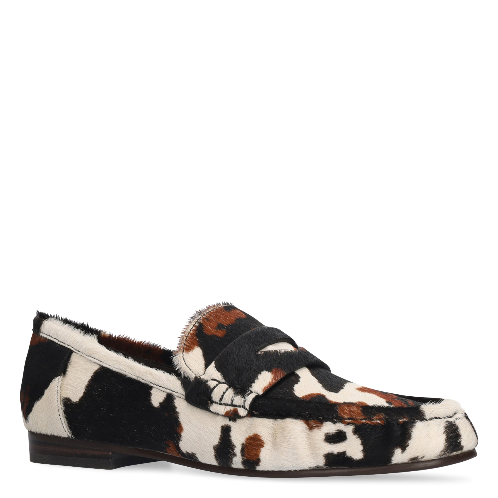 Mocassins imprimés en cuir  BIBI LOU Noir