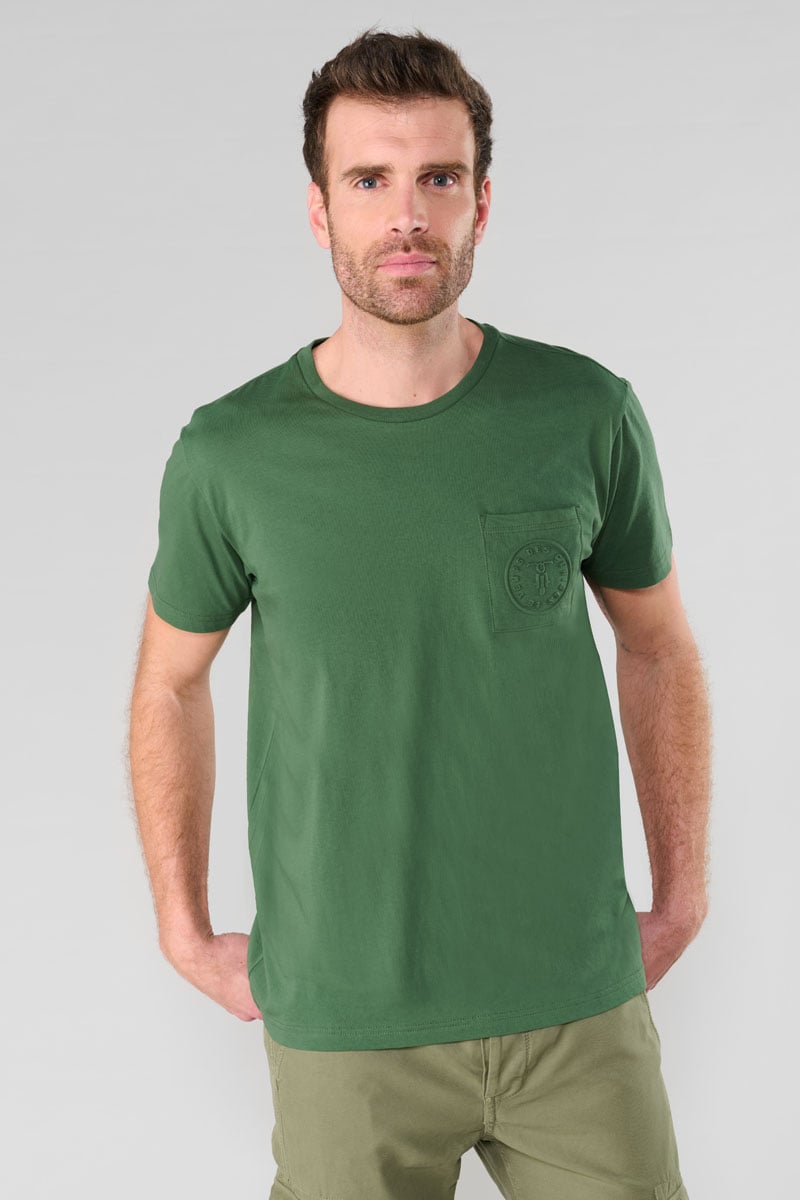 Tommy Badge T-shirt LE TEMPS DES CERISES Green