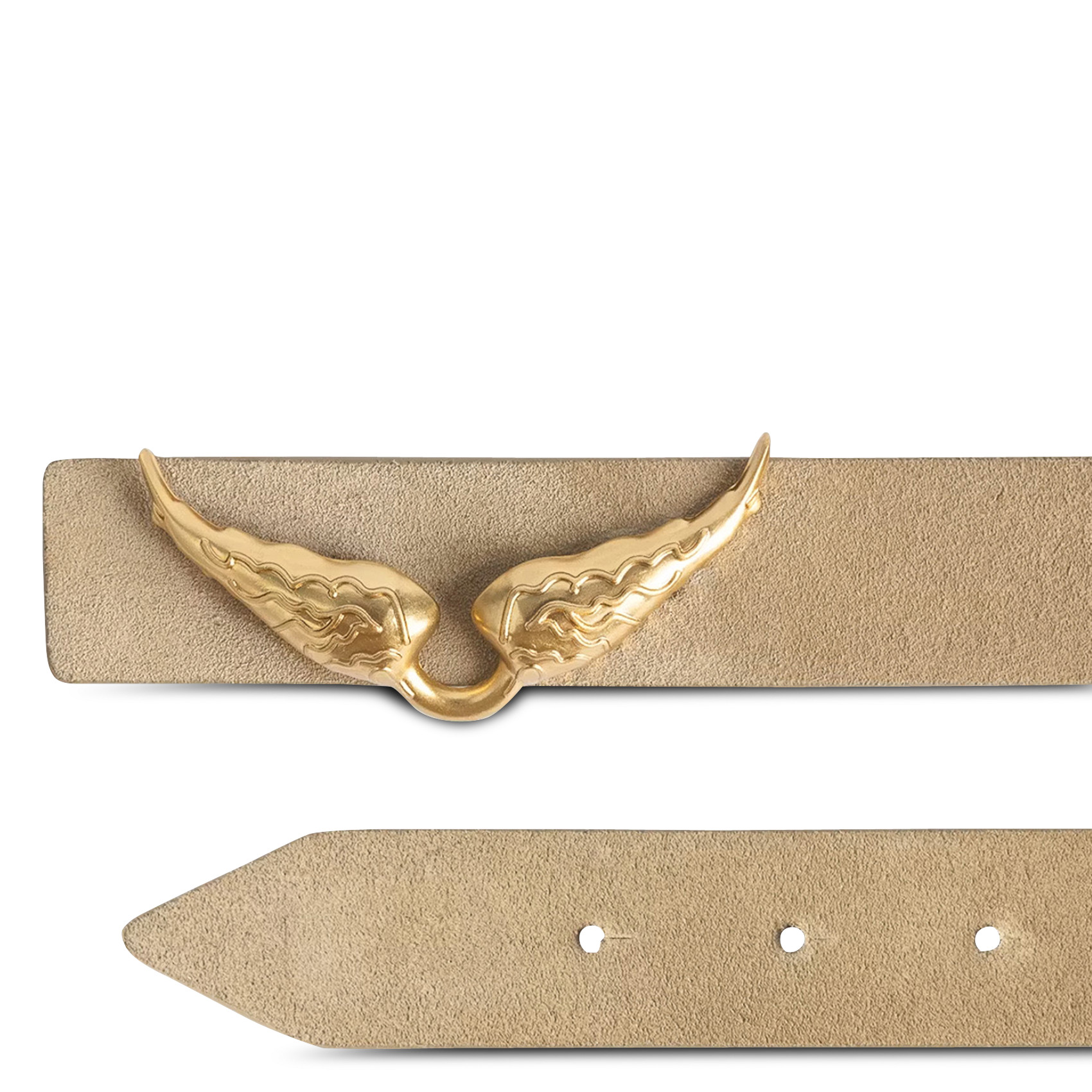 Ceinture en cuir ZADIG&VOLTAIRE Beige