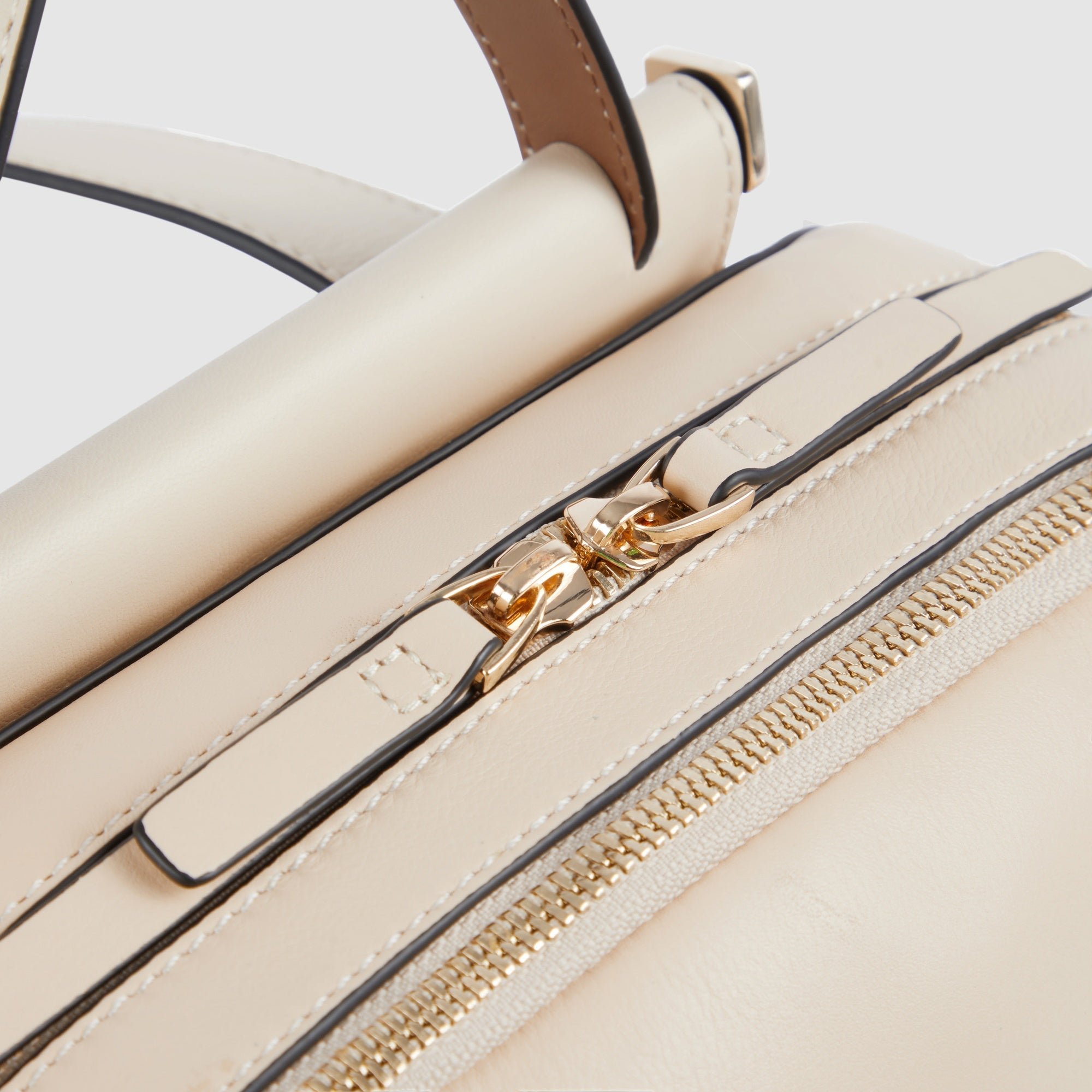 Women's backpack for iPad® with RFID protection PIQUADRO Beige