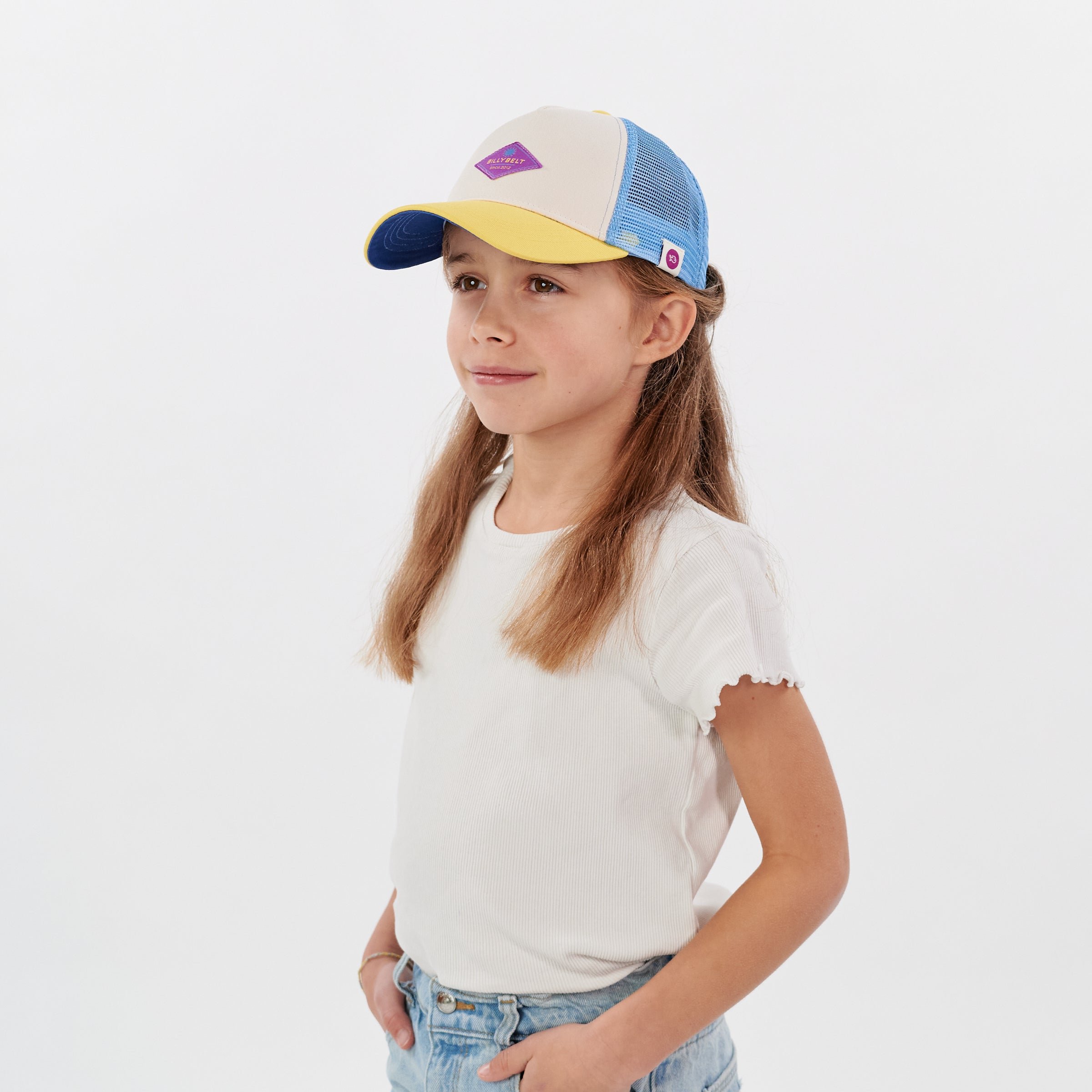 Casquette en coton trucker BILLYBELT Beige