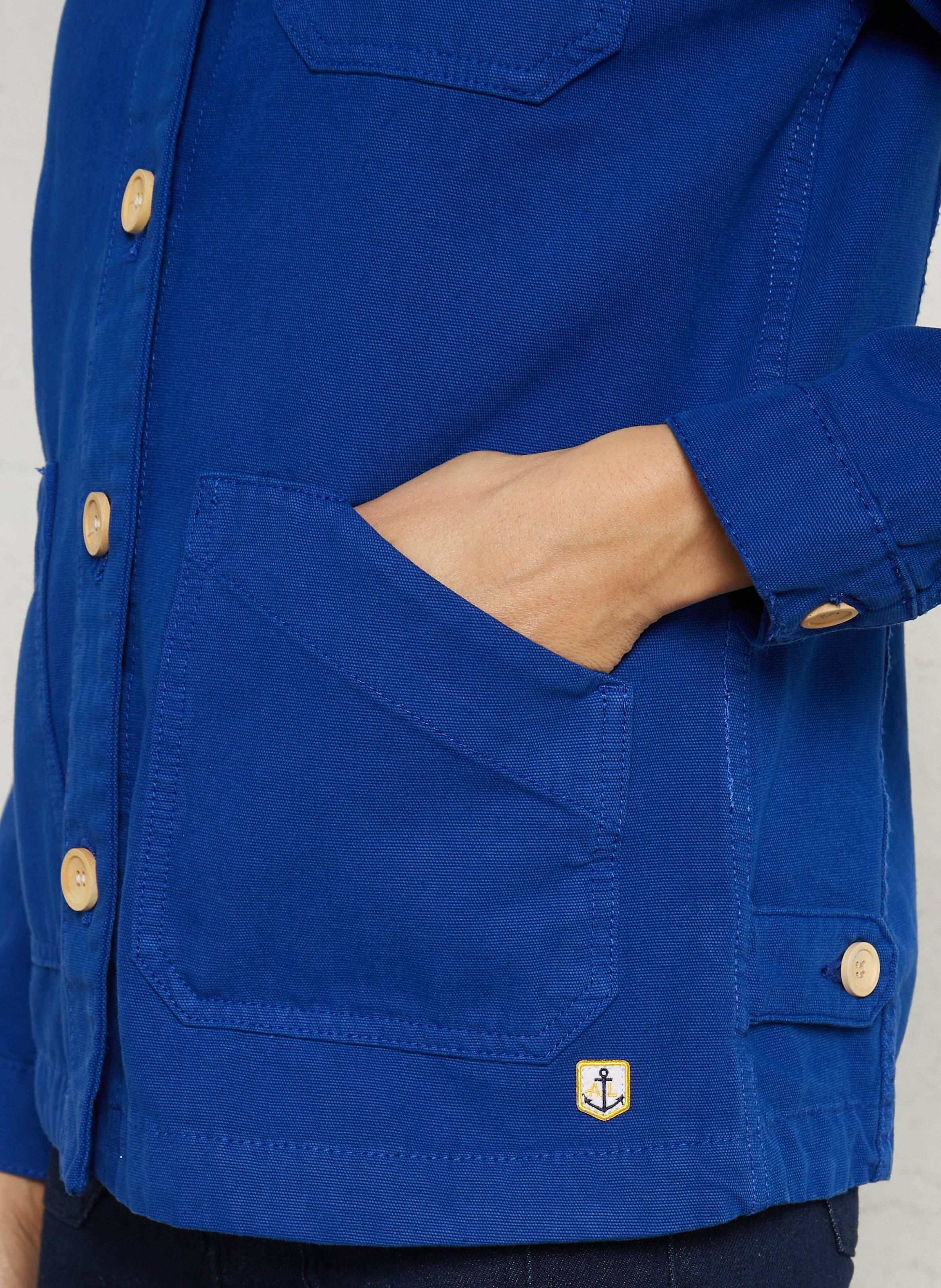 Veste pêcheur droite en coton ARMOR LUX Bleu