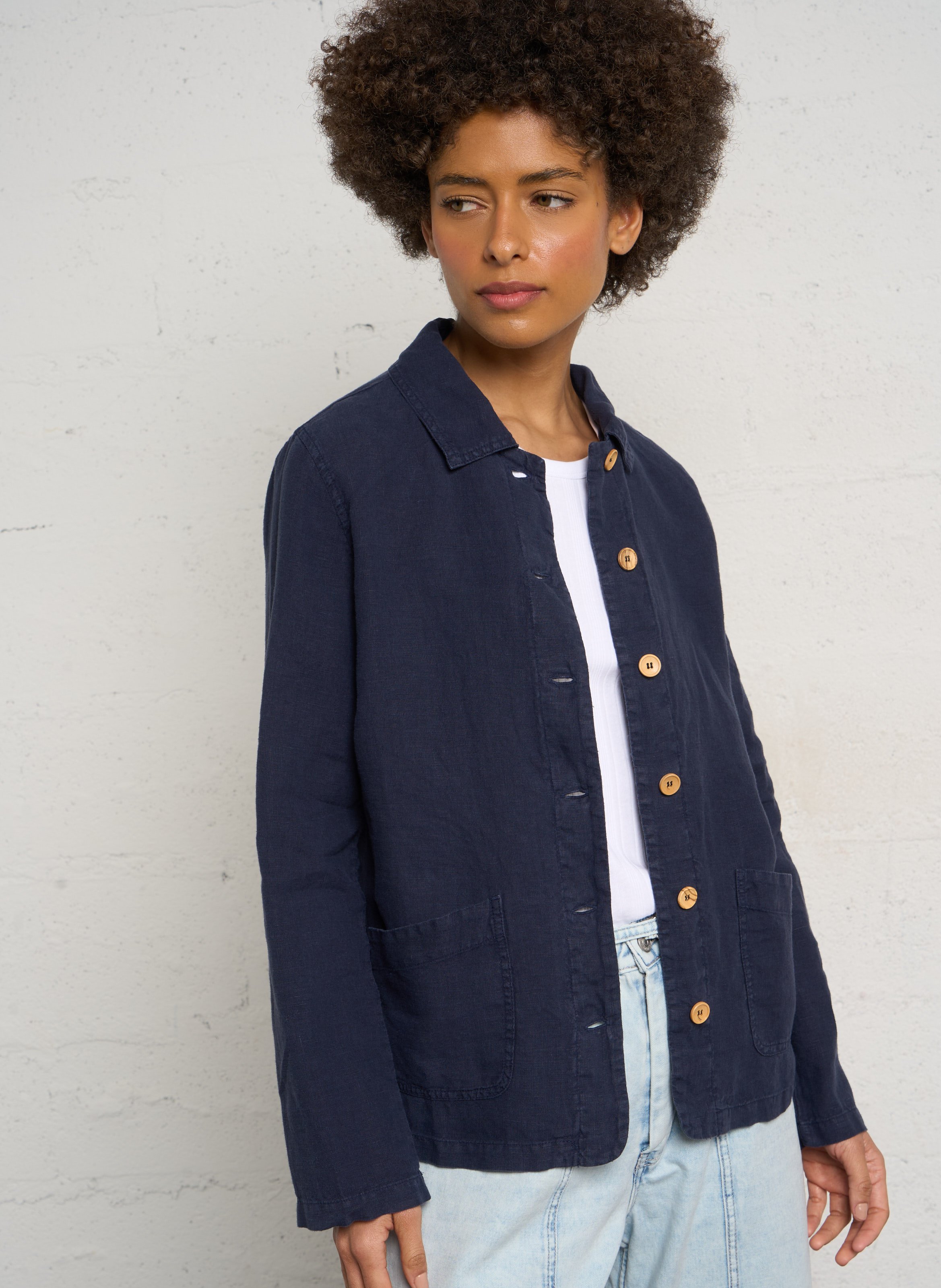 Gerade geschnittenes Leinenhemd ARMOR LUX