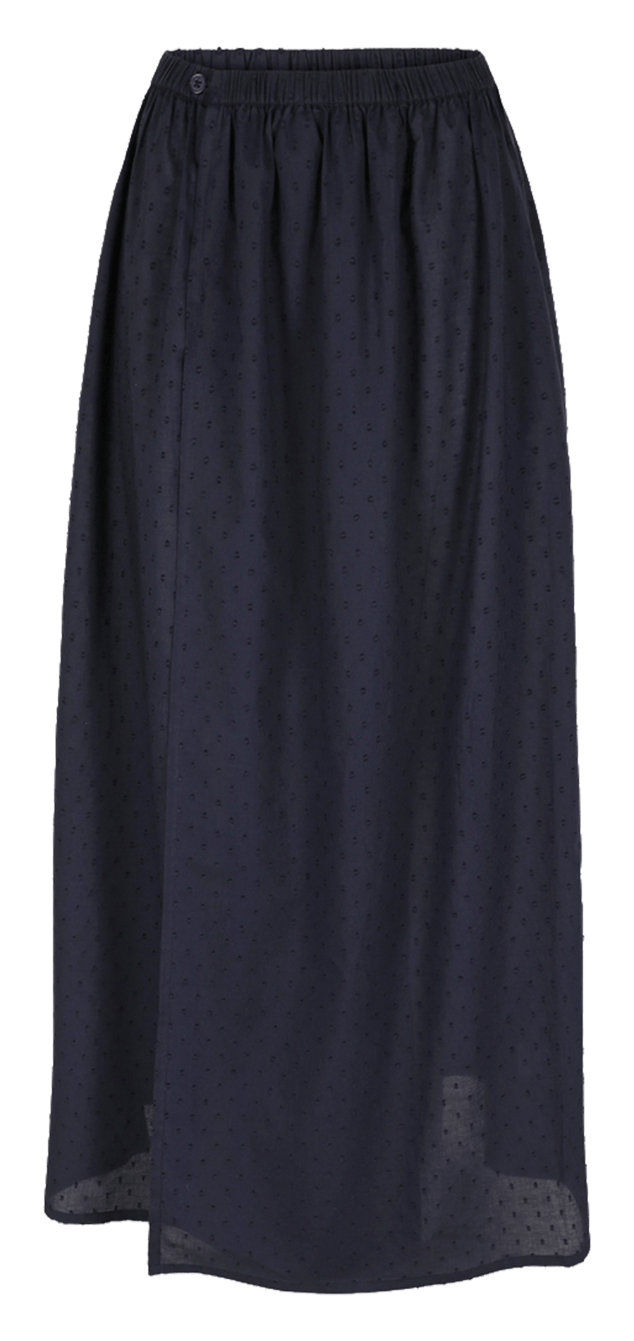 Long embroidered wrap skirt RAE ANTWERP Blue