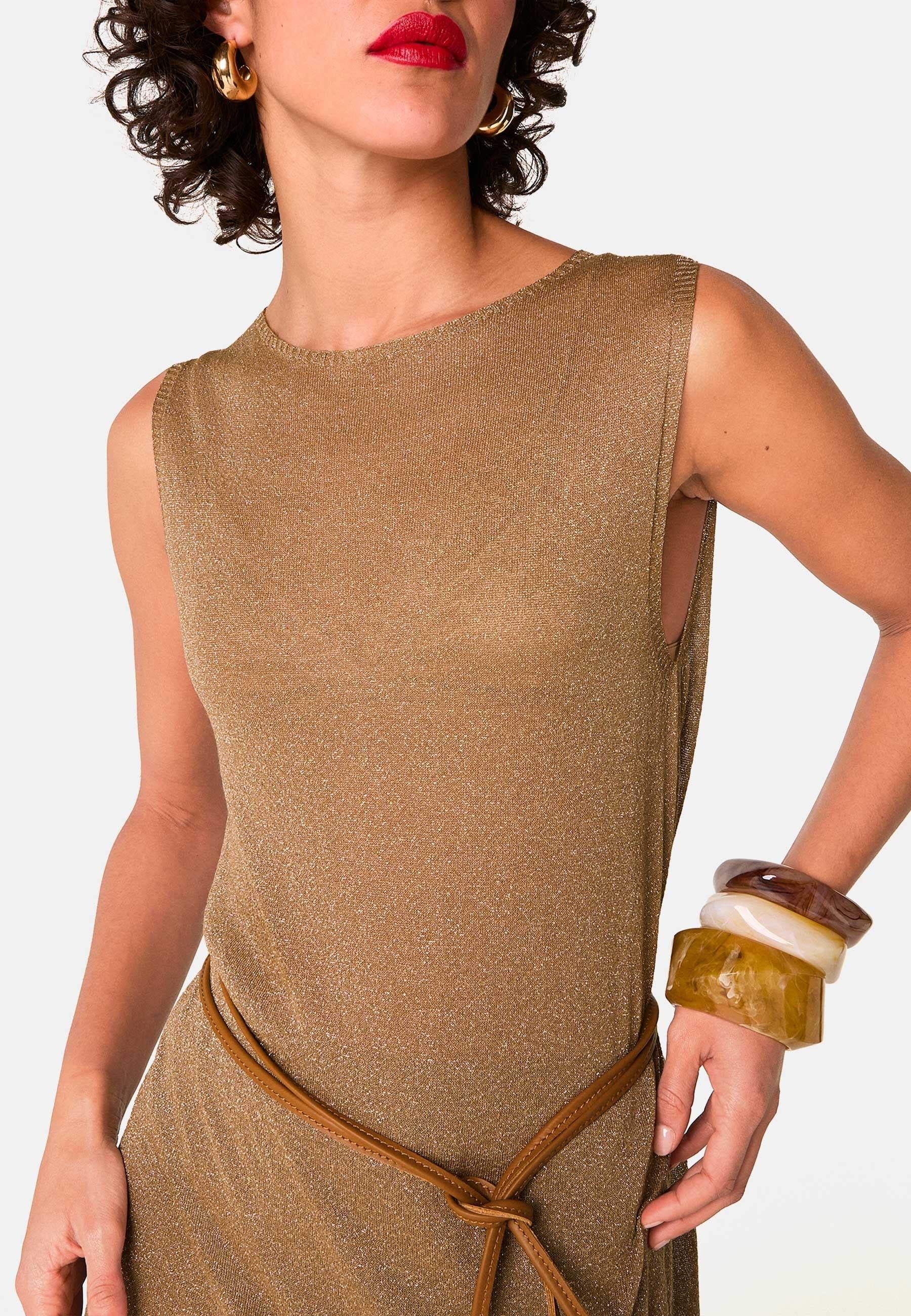 Lurex knit top RODIER Brown