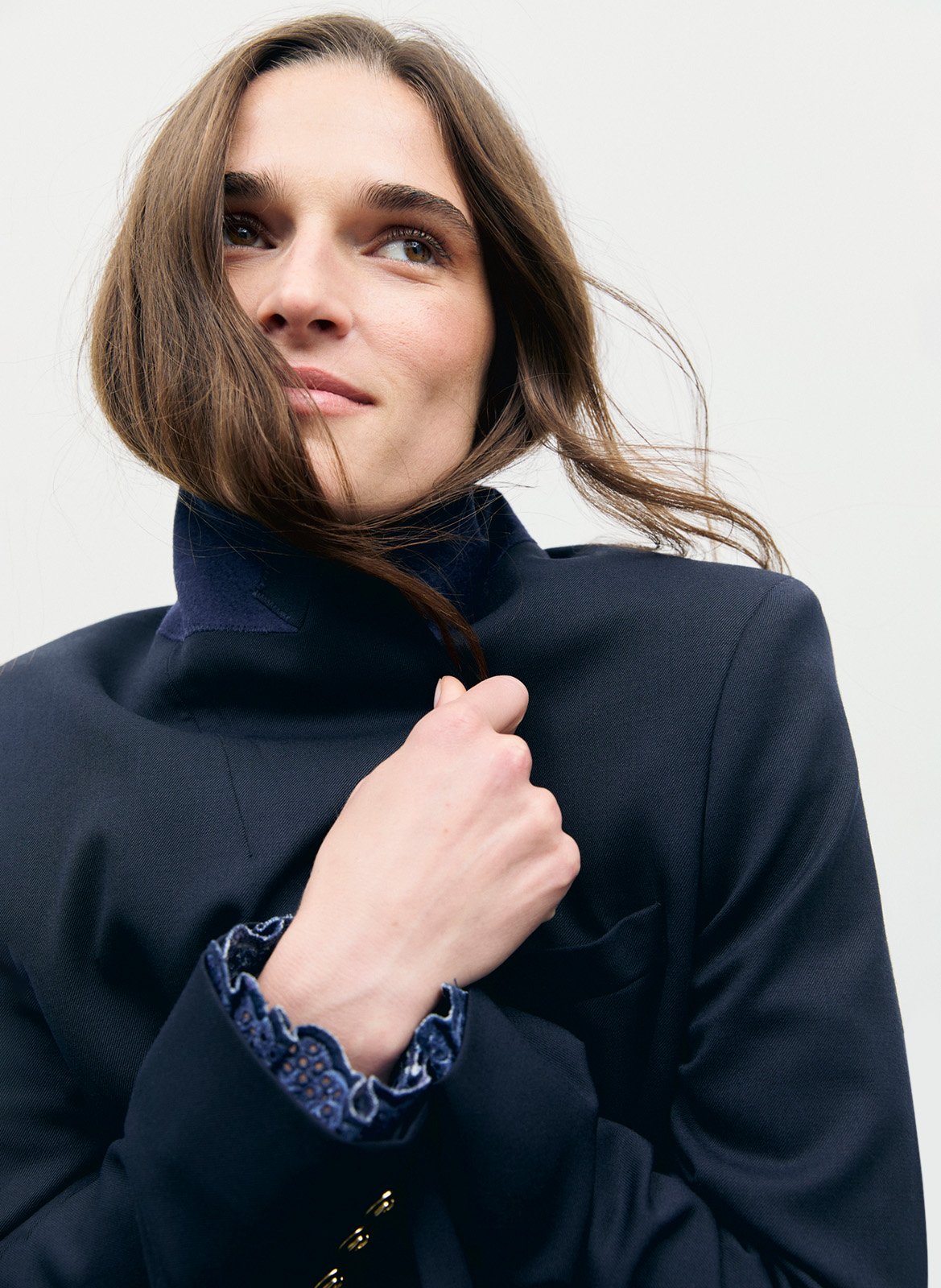 Solid buttoned blazer GERARD DAREL Blue