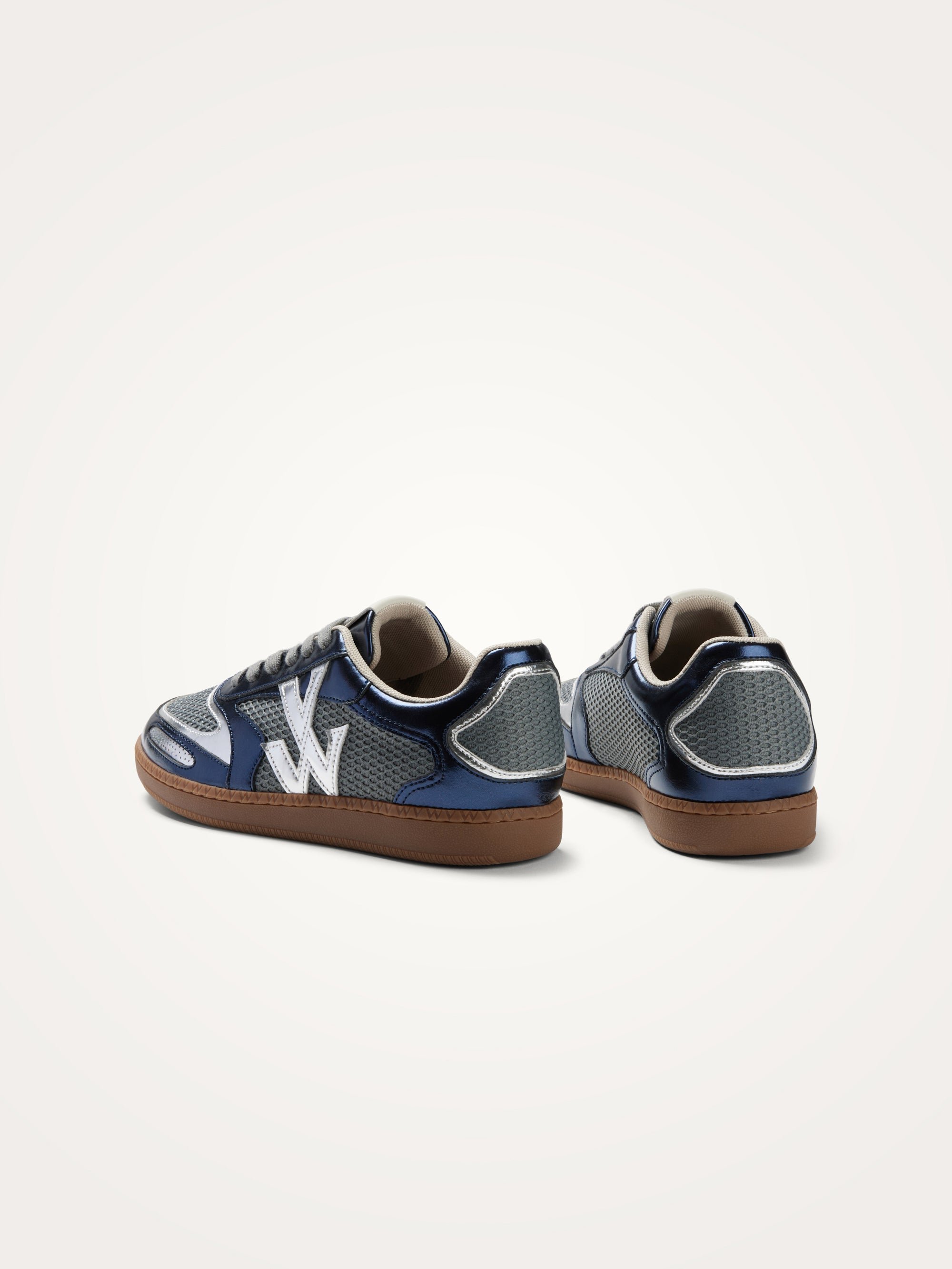 Sneakers with monogram on retro sole VANESSA WU Blue