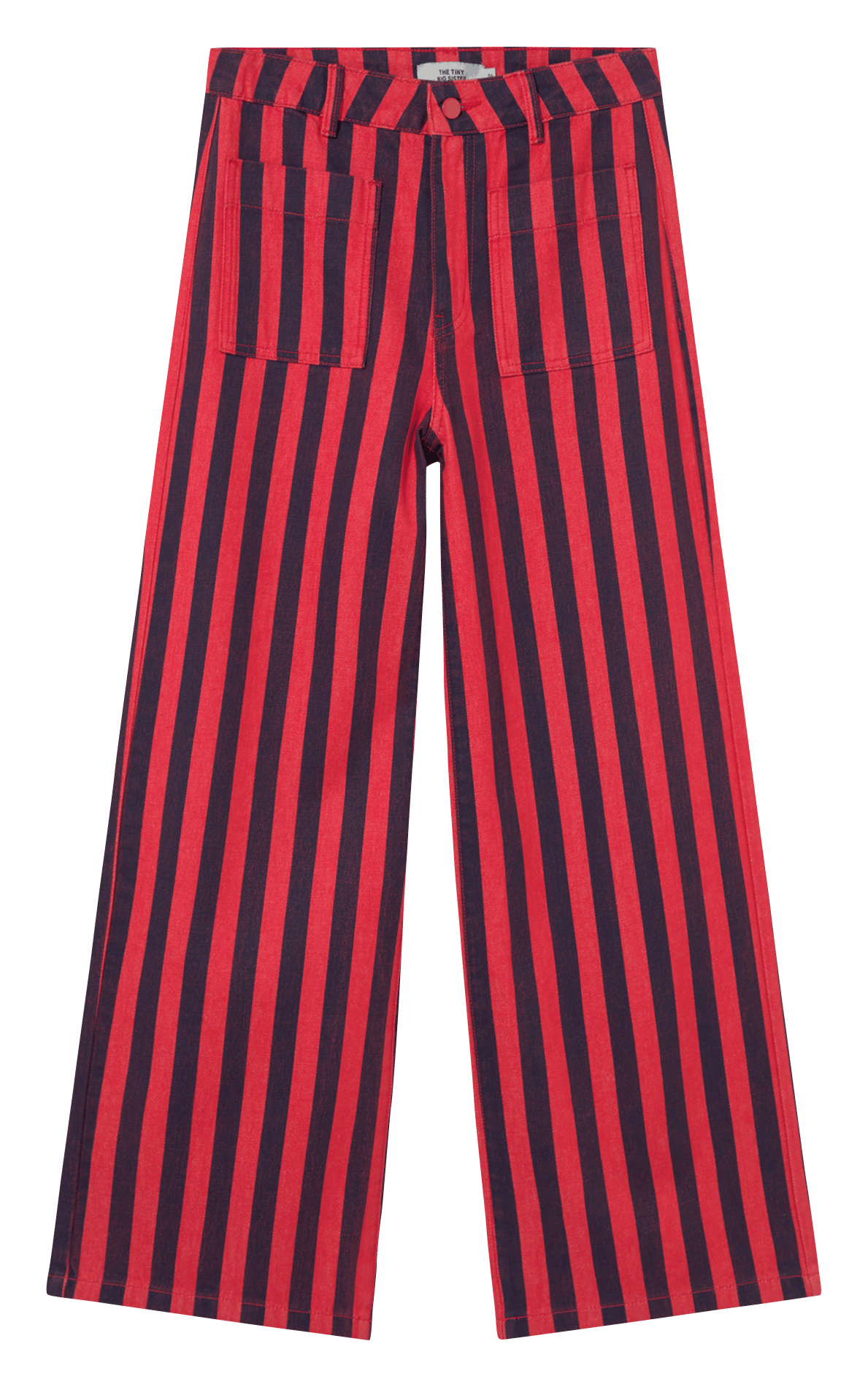 Pantalon large à rayures THE TINY BIG SISTER Multicolore
