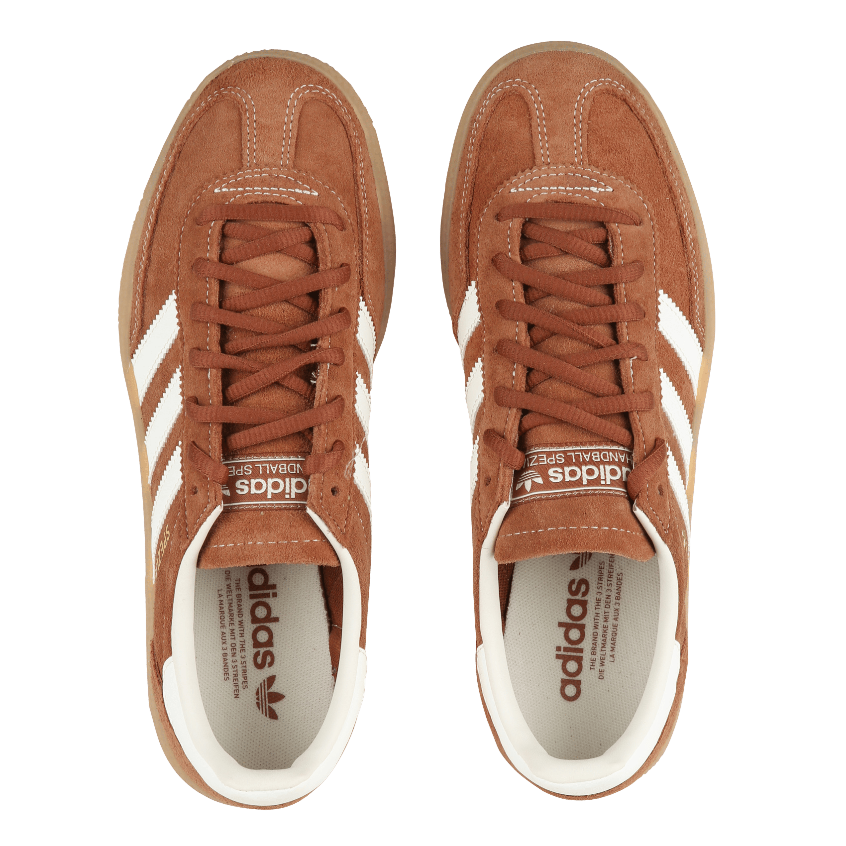 Baskets basses unies ADIDAS Marron