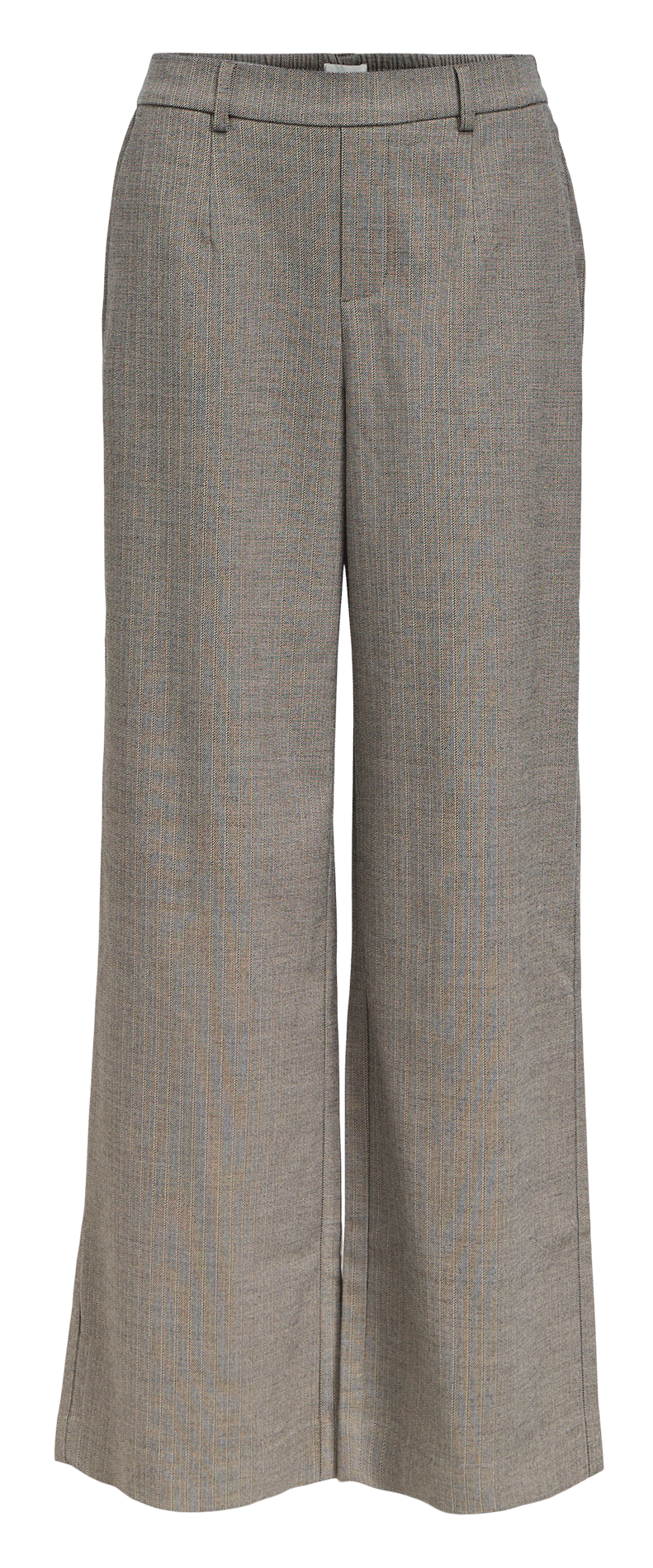 Striped flared pants OBJECT Grey