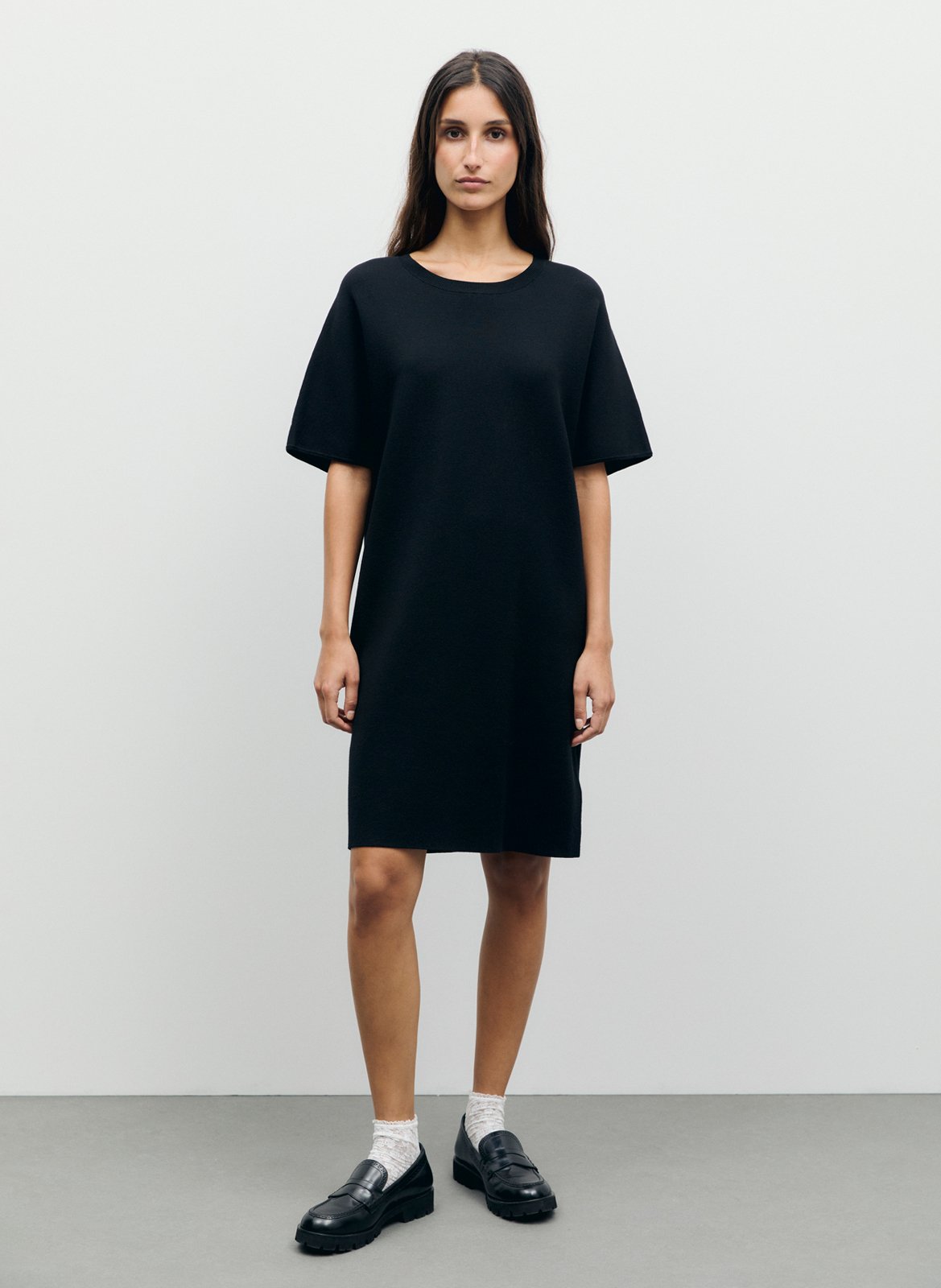 Robe courte col rond  GERARD DAREL Noir