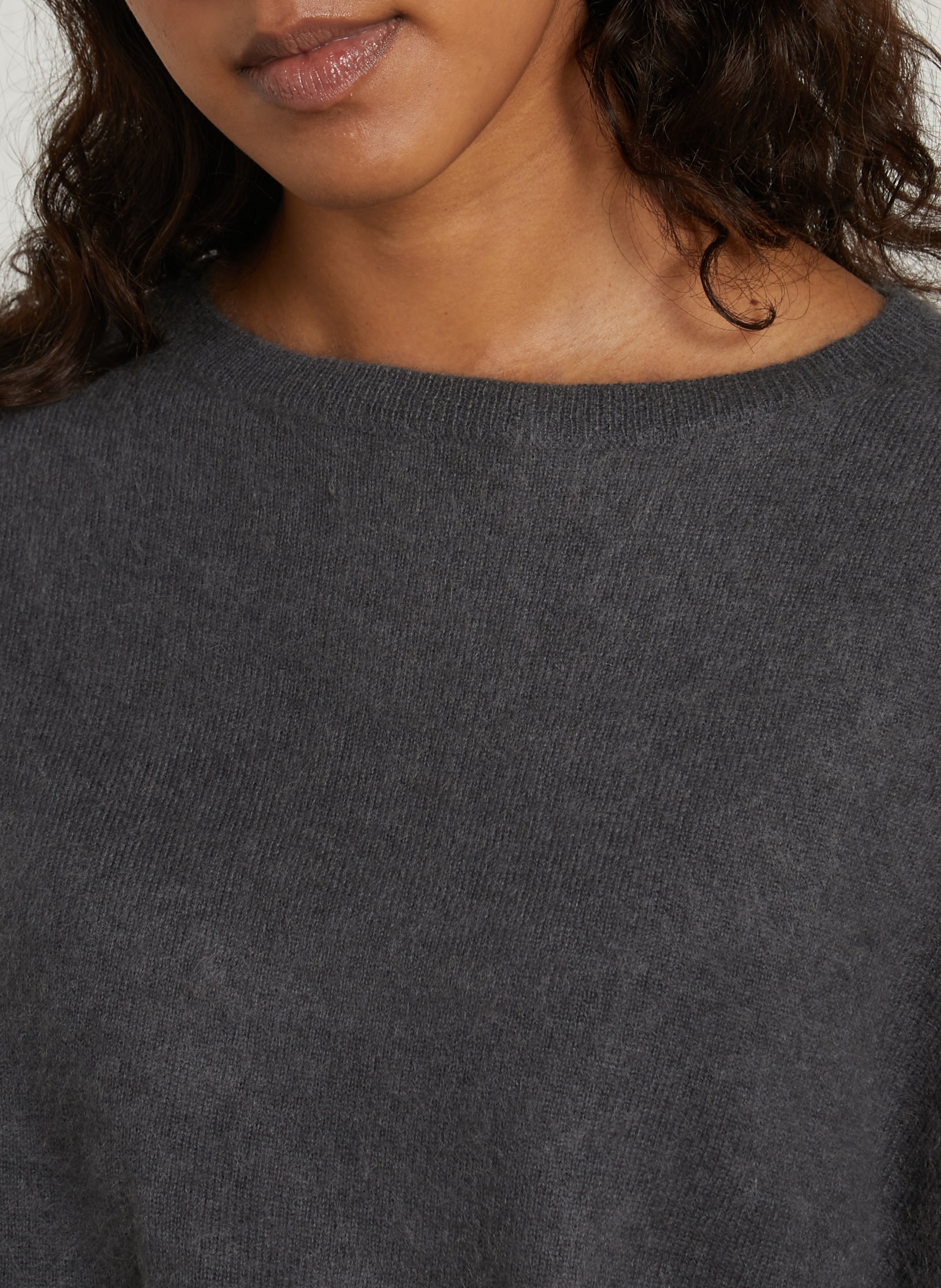 Straight wool-blend sweater SUD EXPRESS Grey
