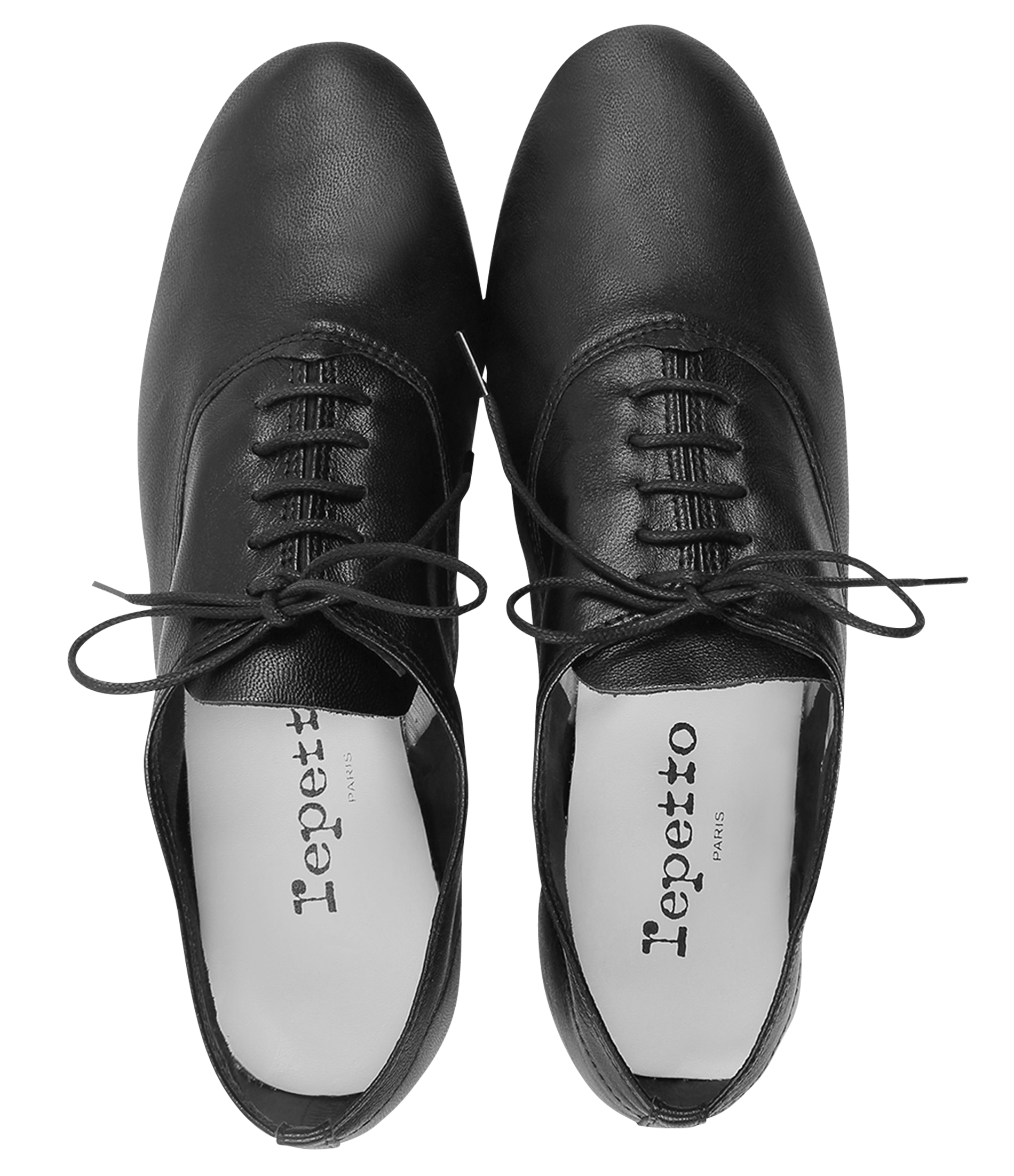 Leather Derby shoes Black