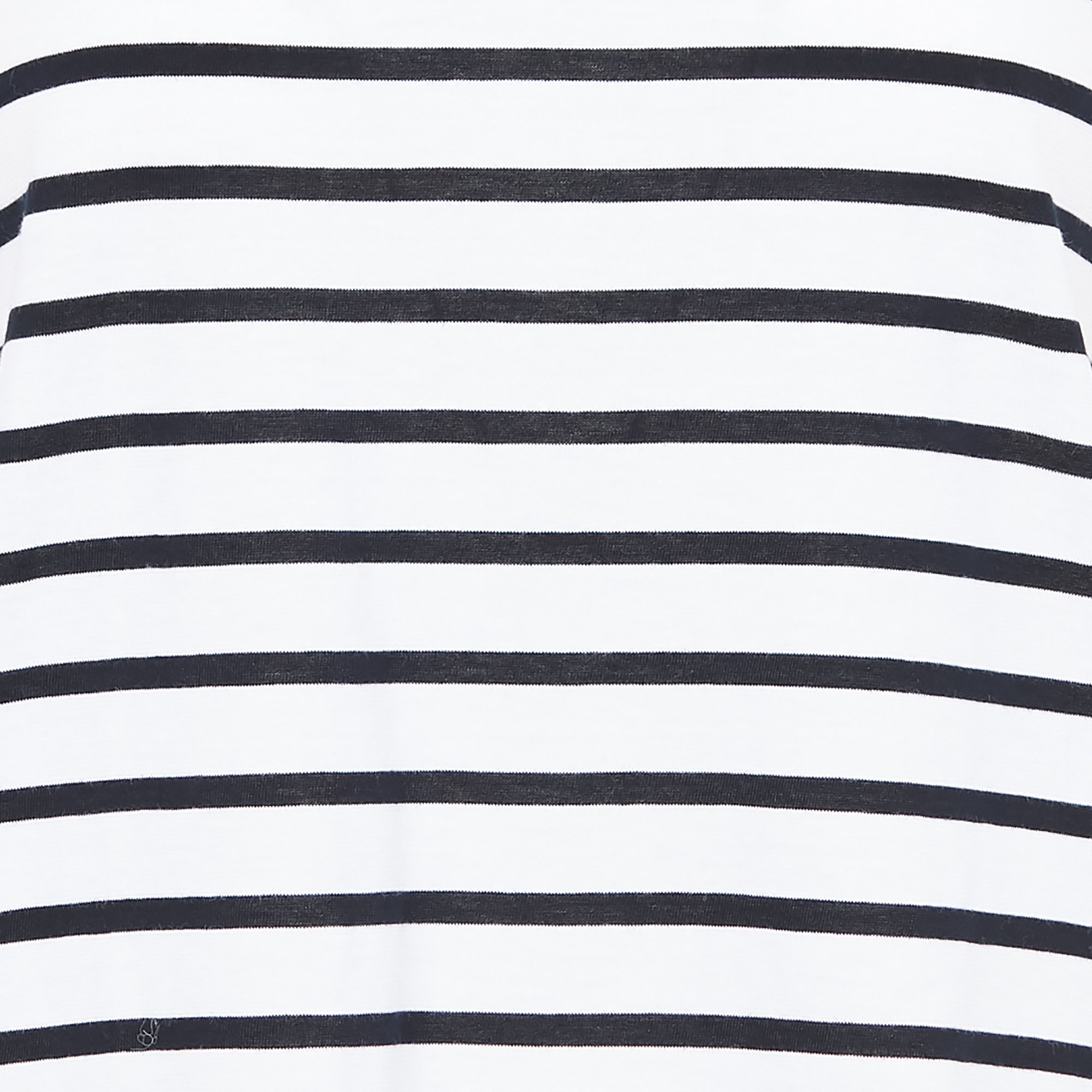 Tee-shirt col rond rayé en coton ARMOR LUX Blanc