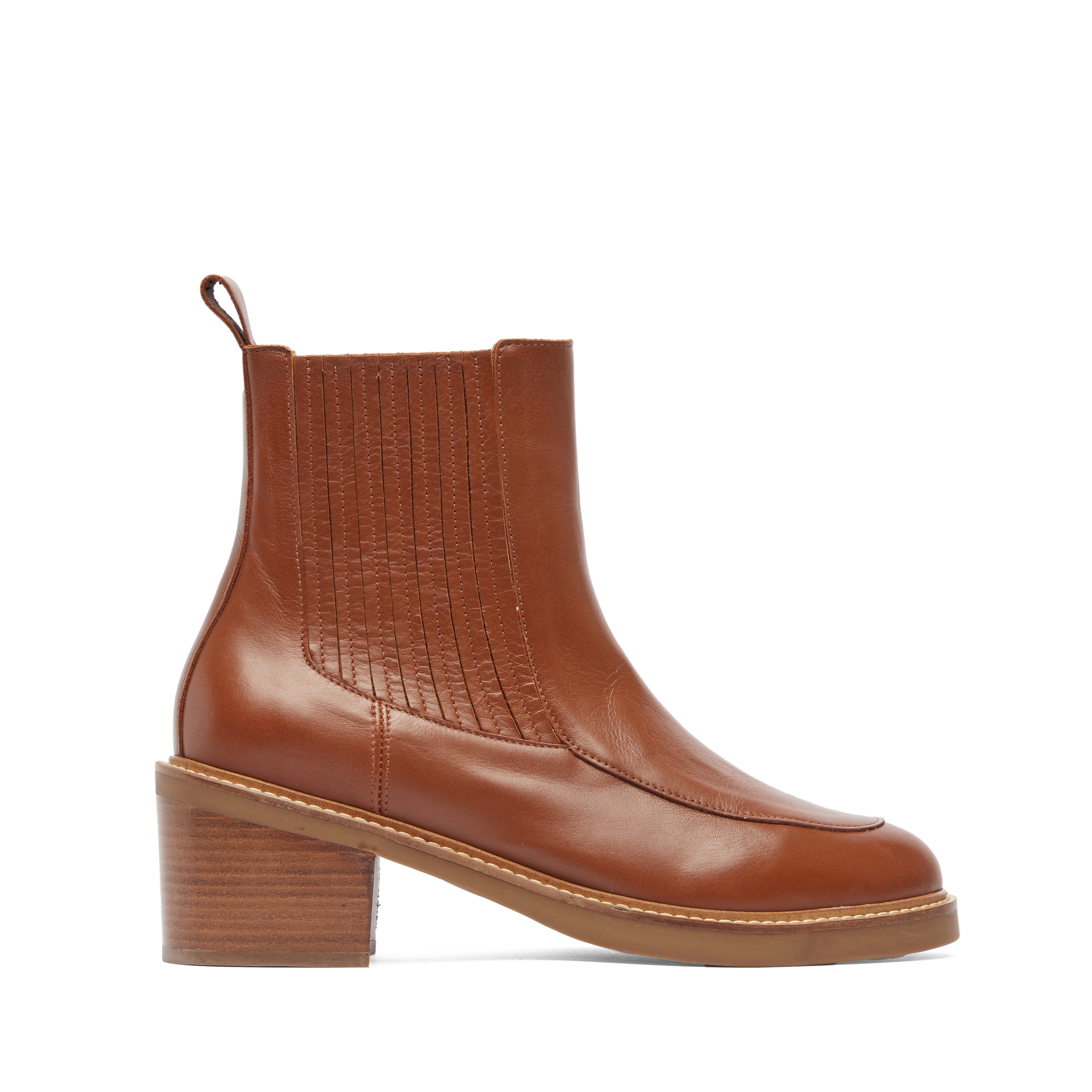 Bottines Talons Janine Cognac M. Moustache Femme Place des