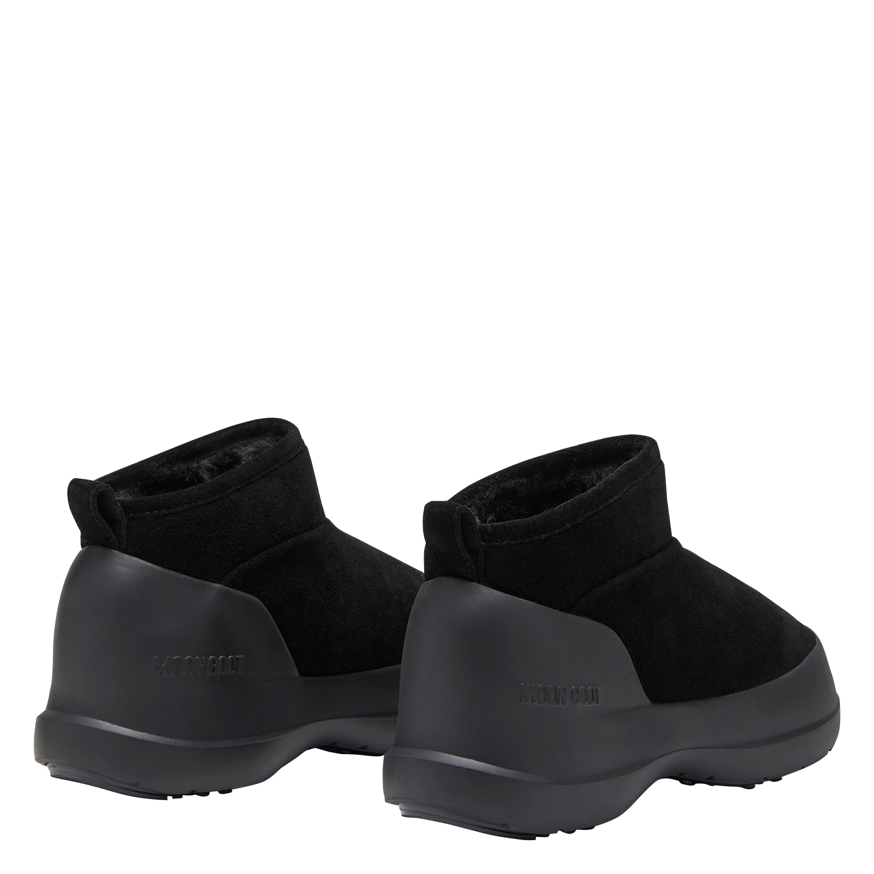 Bottines en cuir velours MOON BOOT Noir