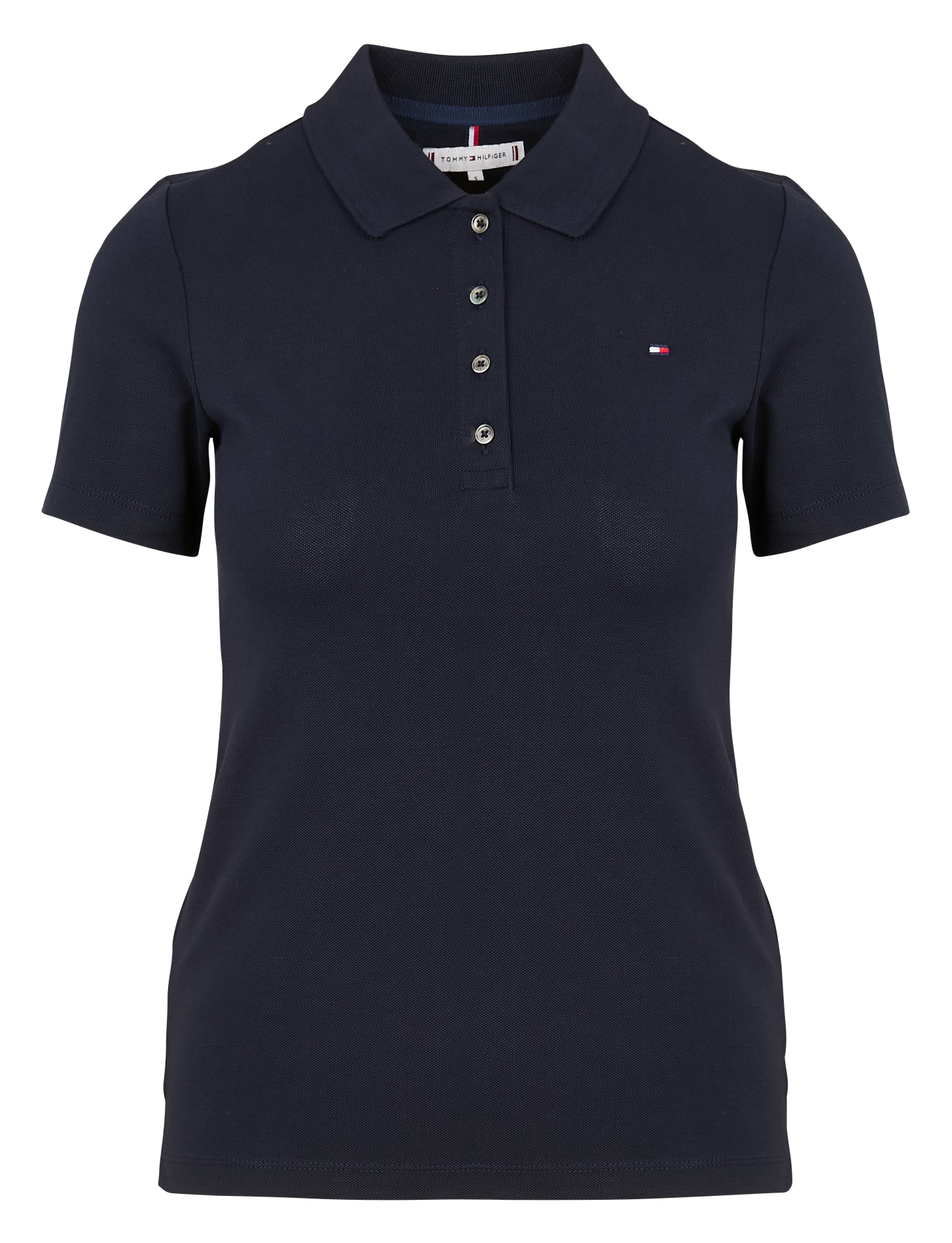Organic cotton blend polo TOMMY HILFIGER Blue