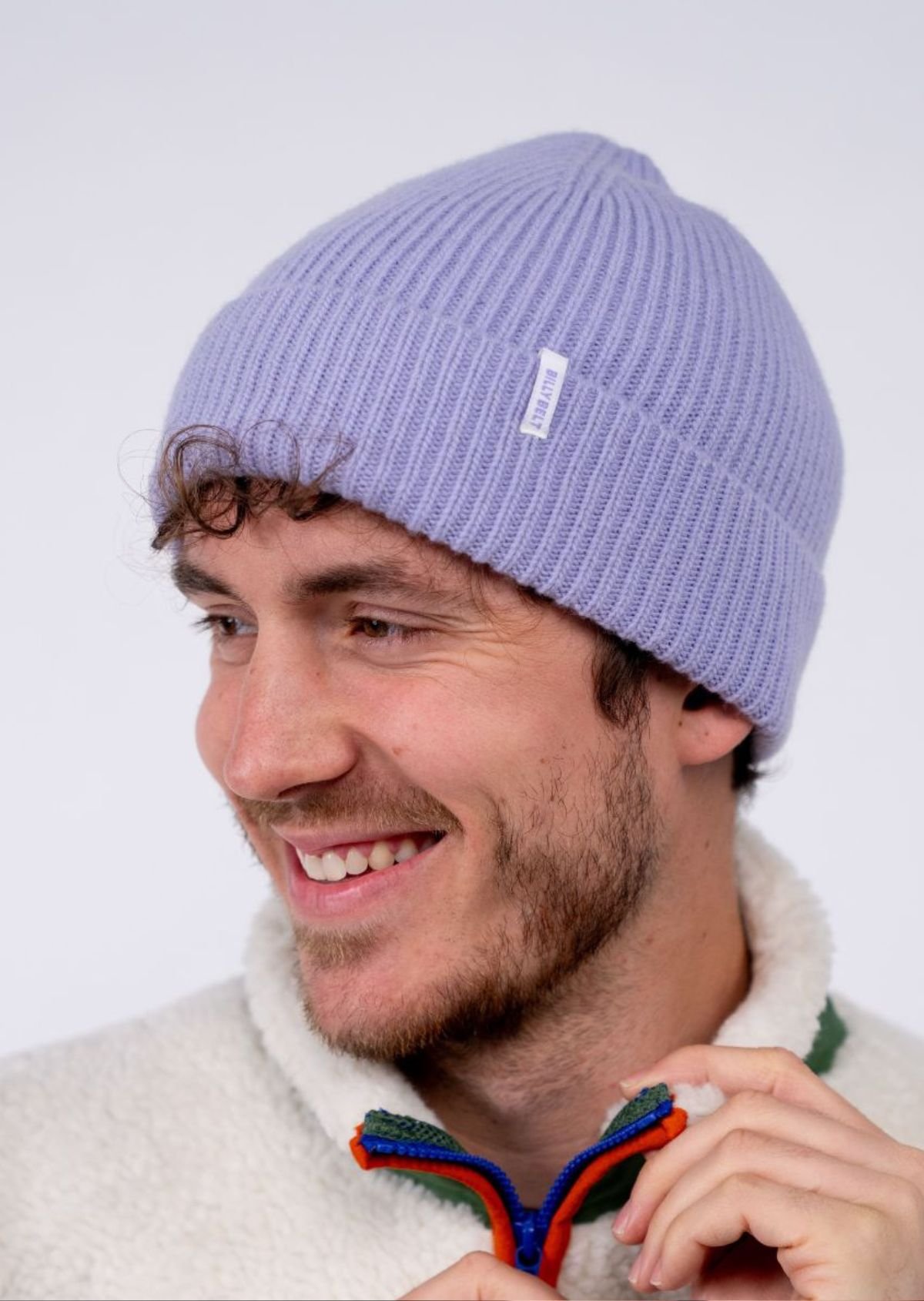 Lamb's wool beanie BILLYBELT Purple
