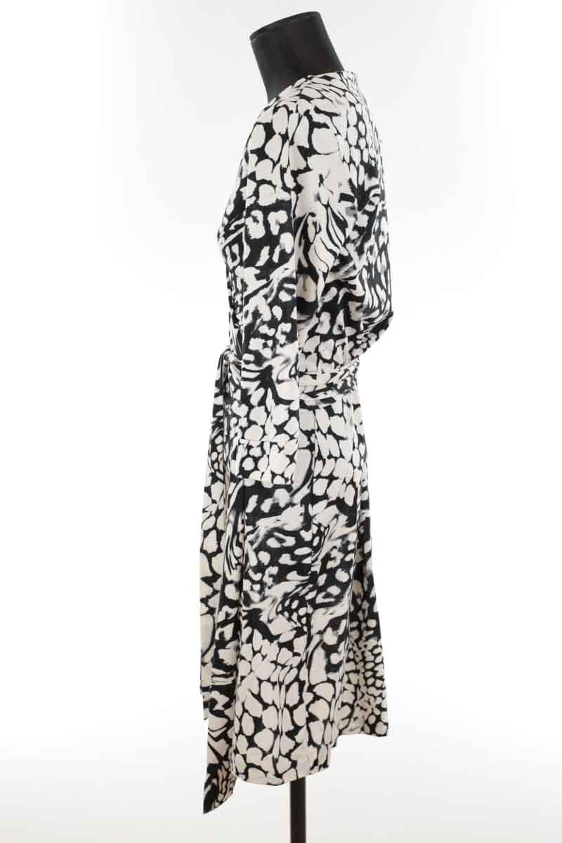 Cotton dress DIANE VON FURSTENBERG - Seconde Main White