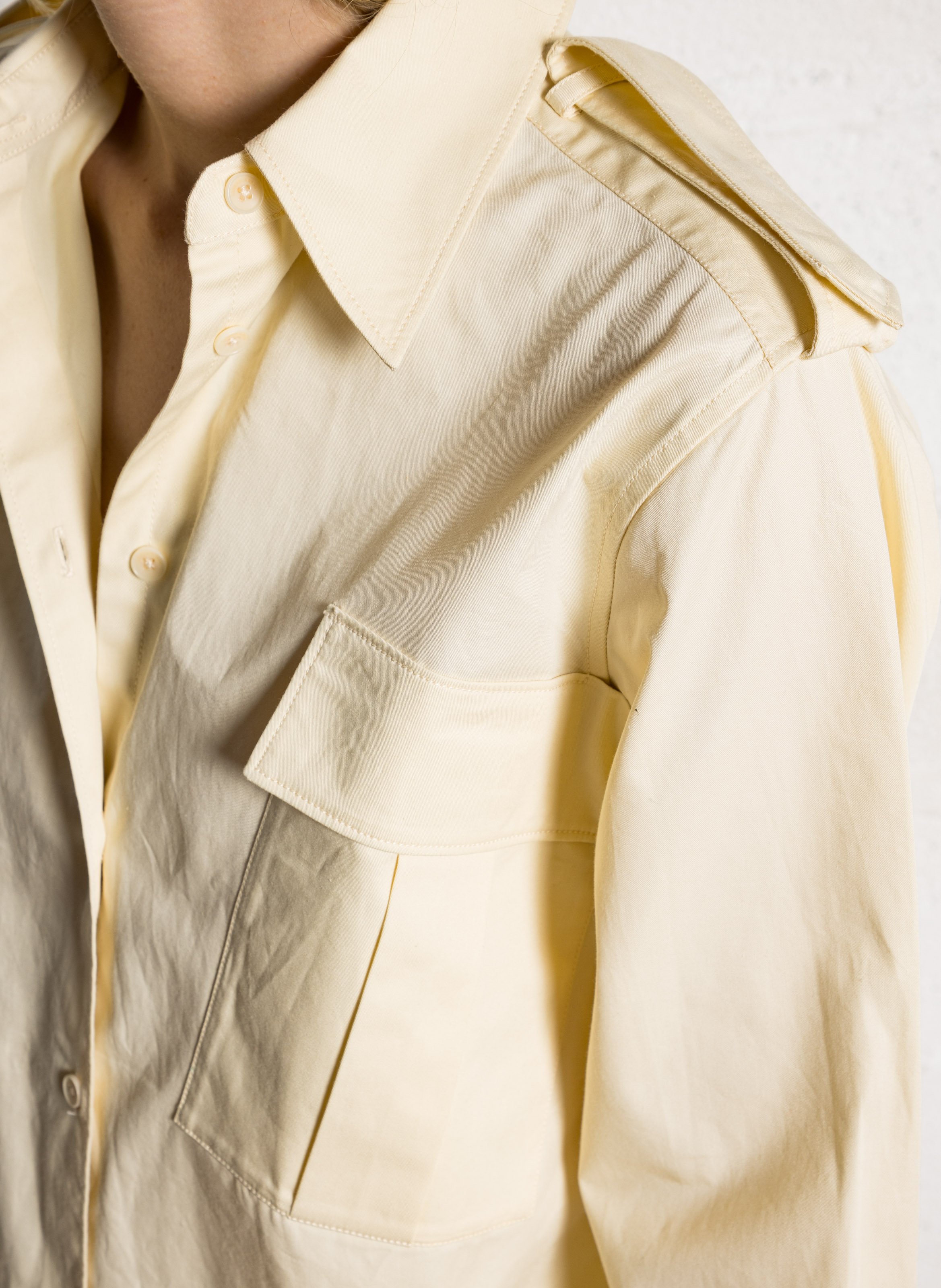 Capri plain oversized shirt LAURENCE BRAS Beige