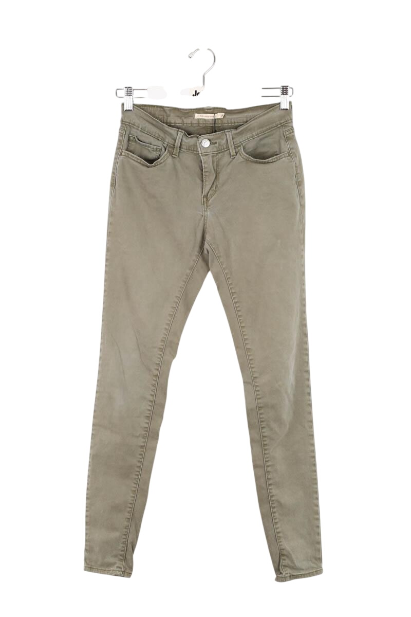 Cotton skinny jeans LEVI'S - Seconde main Khaki