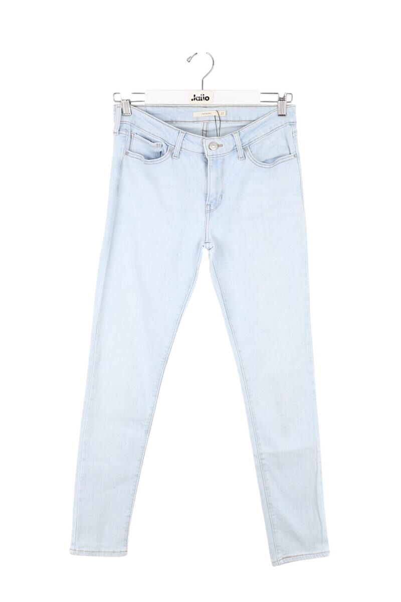 Cotton skinny jeans LEVI'S - Seconde main Blue