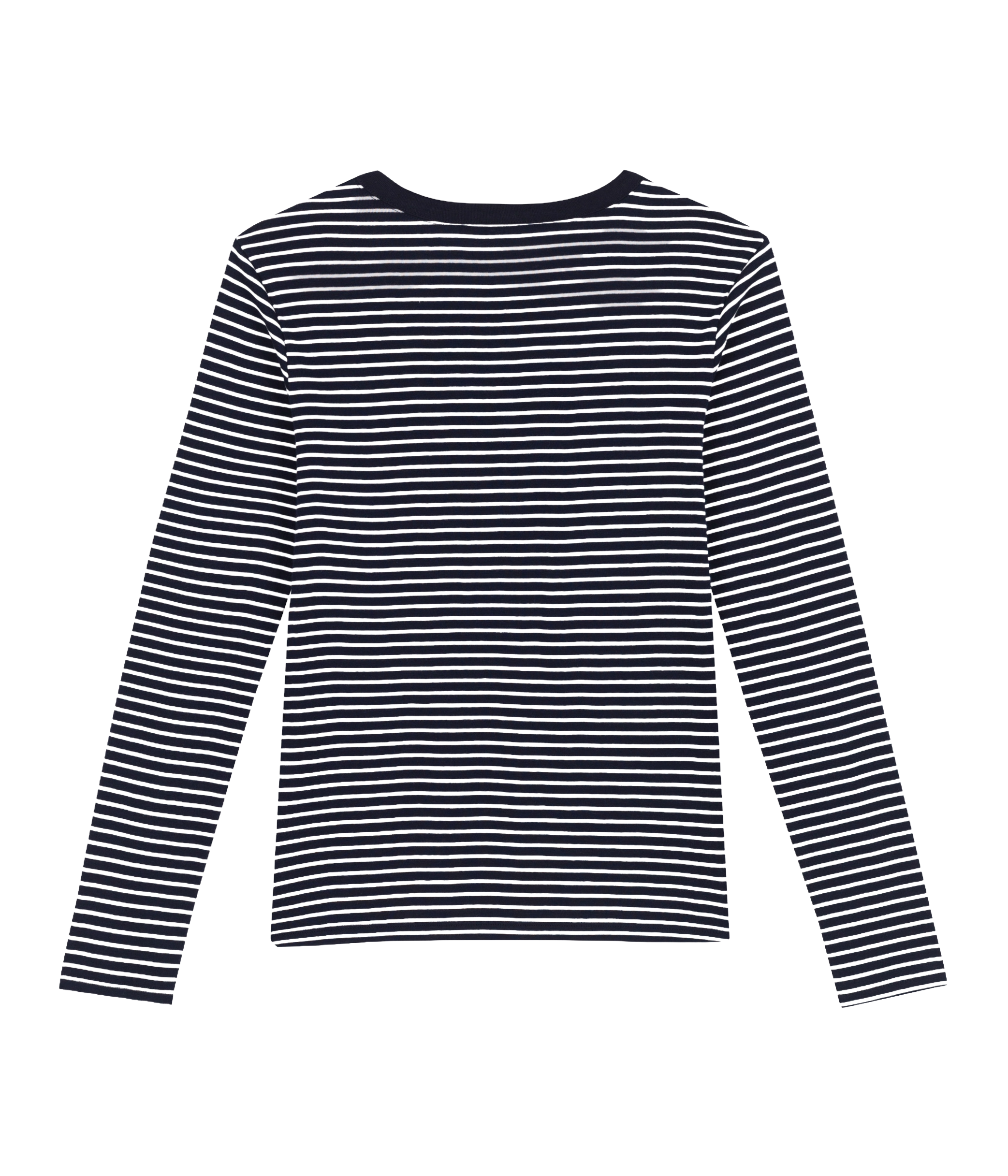 Gerade geschnittenes Baumwoll-T-Shirt mit Streifen PETIT BATEAU Mehrfarbig