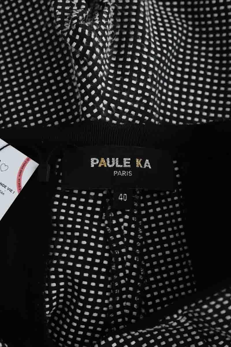 Slim-fit cotton cargo pants PAULE KA - Seconde main Black