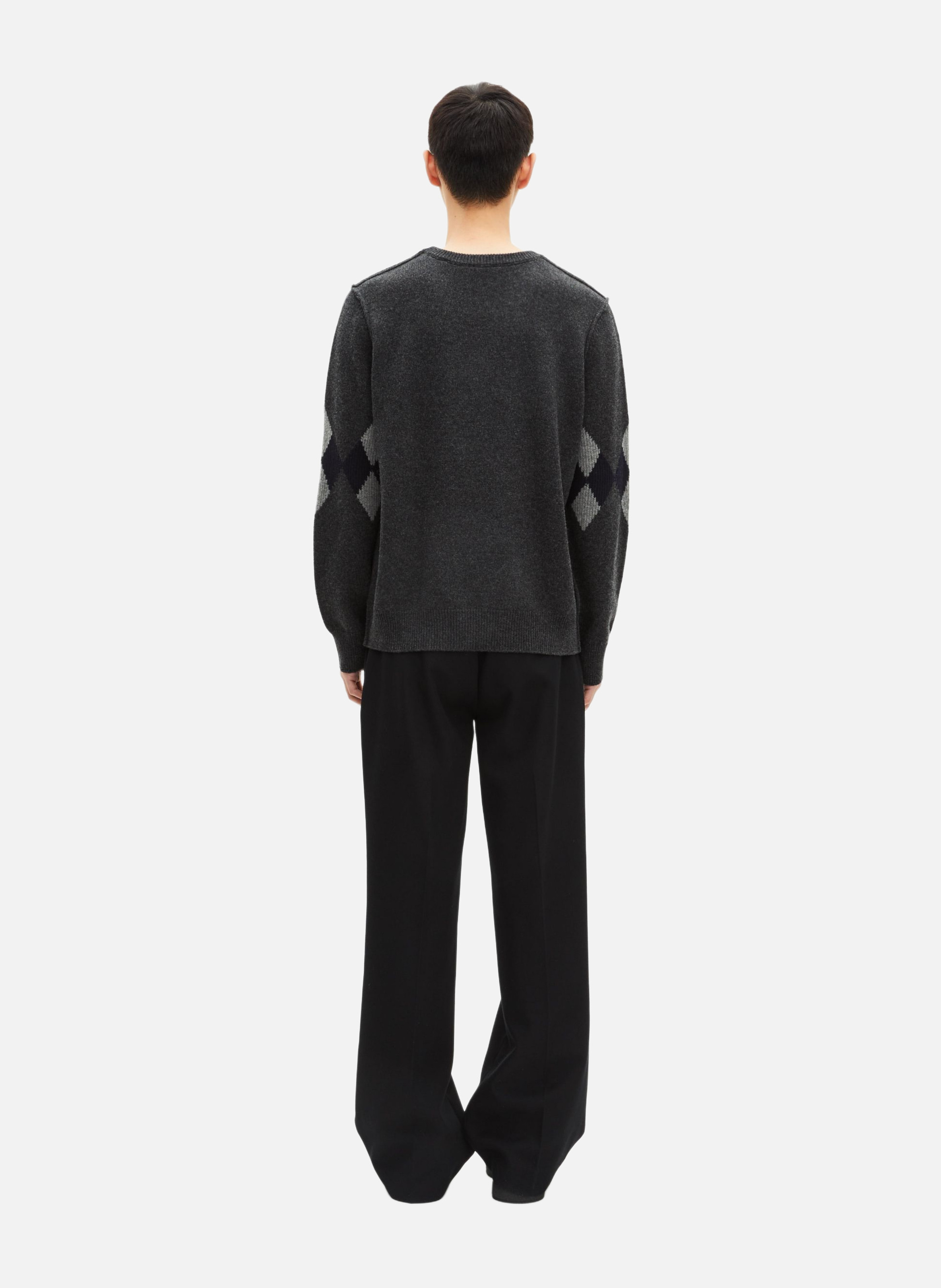 Diamond pattern sweater THE KOOPLES Grey