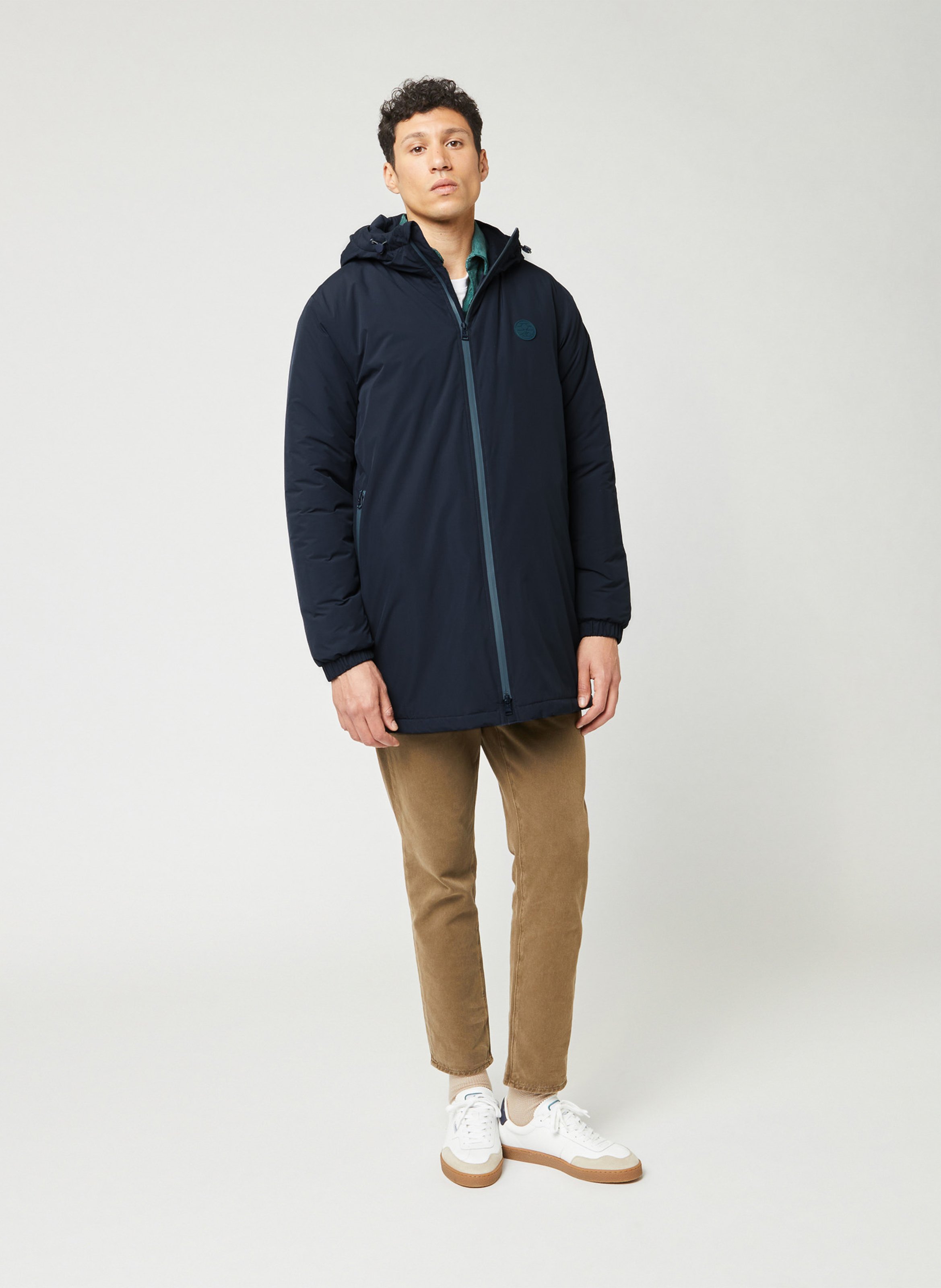 Rechte waterdichte parka FAGUO Blauw