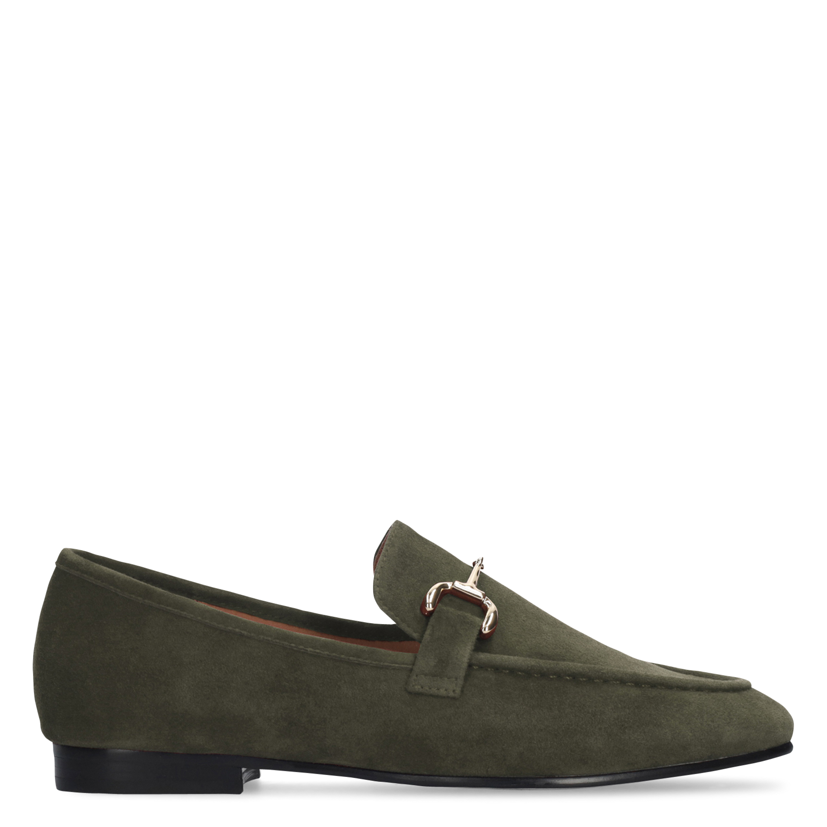 Mocassins en cuir daim BIBI LOU Kaki