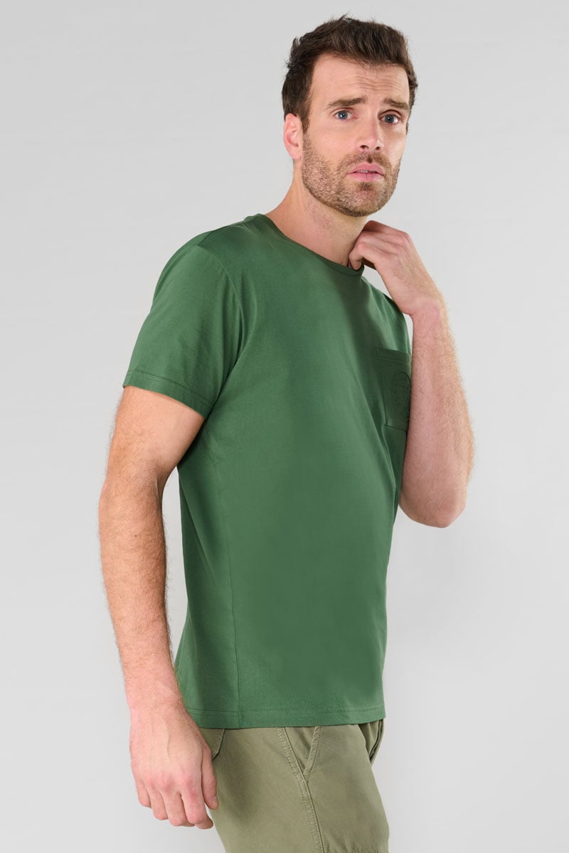 Tommy Badge T-shirt LE TEMPS DES CERISES Green