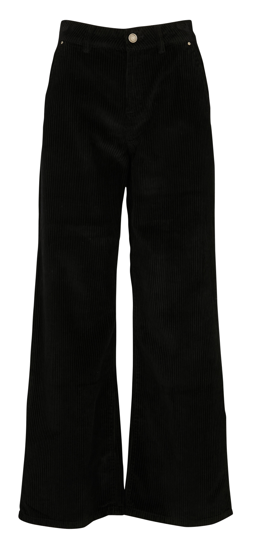 Pantalon large en coton côtelé SUD EXPRESS Noir