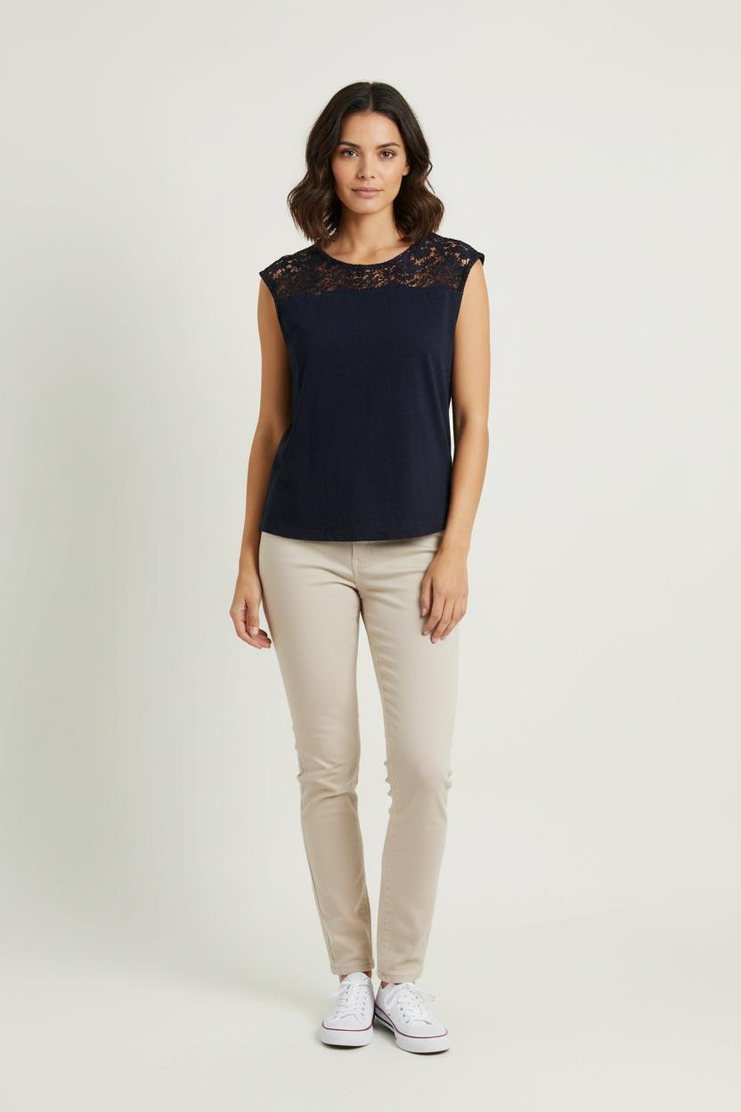 Top & tank top COMPTOIR DES COTONNIERS - Seconde main Blue
