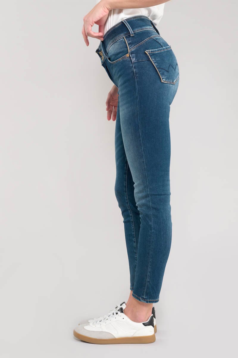 Push-up slim ultra pulp jeans, length 34 LE TEMPS DES CERISES Blue