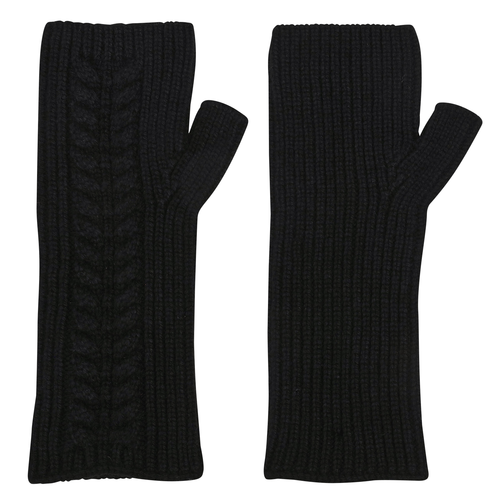 Handschuhe aus Wollmischung MAISON 123 Schwarz