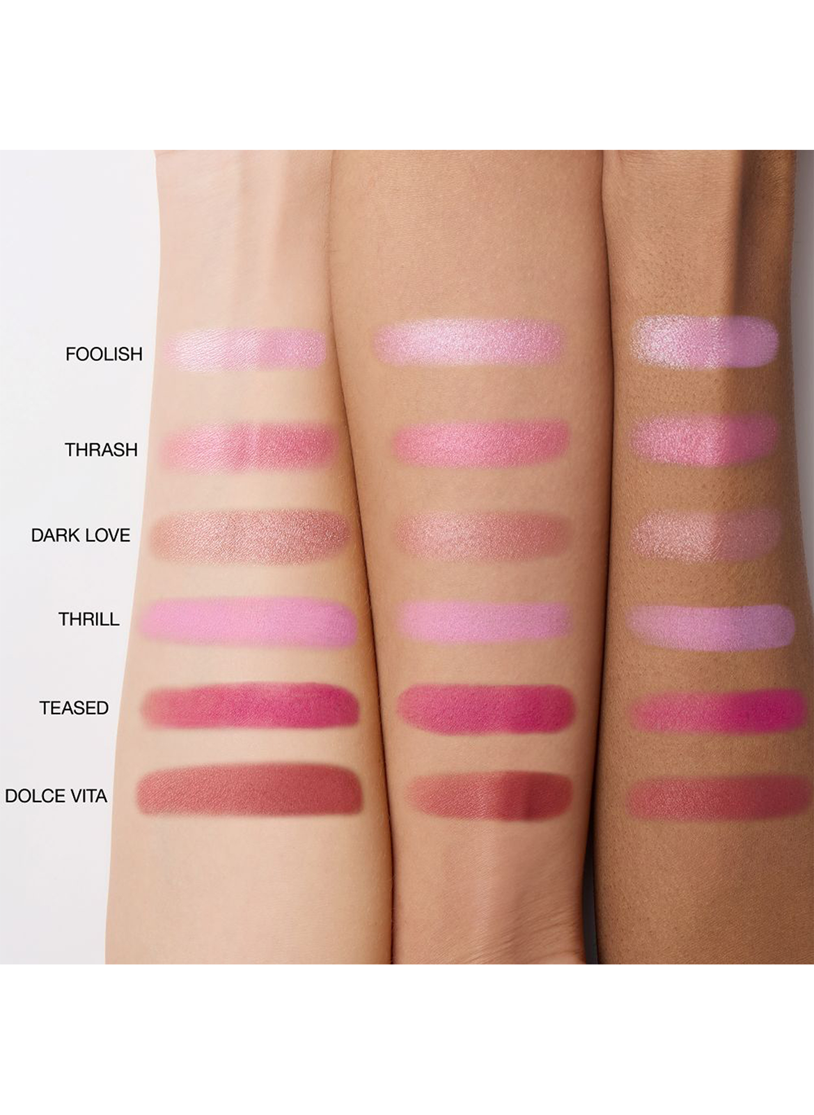 ETHEREAL AURA BLUSH PALETTE NARS Foolish thrash dark love thrill teased dolce vita