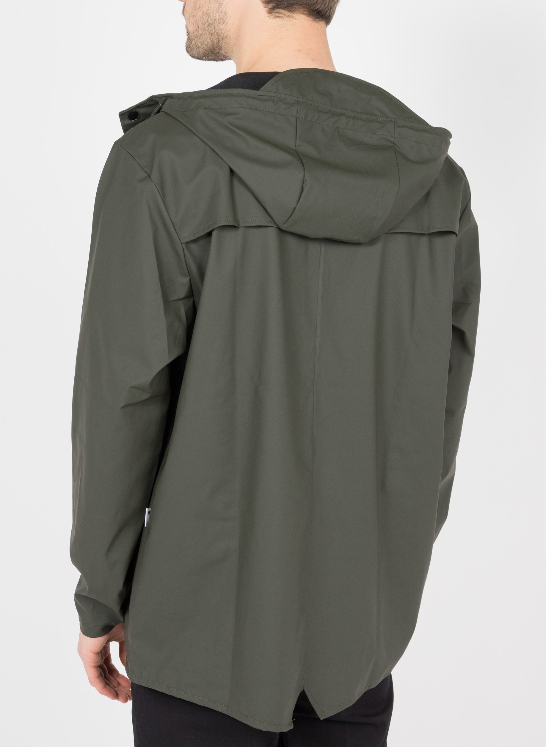 Coupe-vent à capuche RAINS Vert