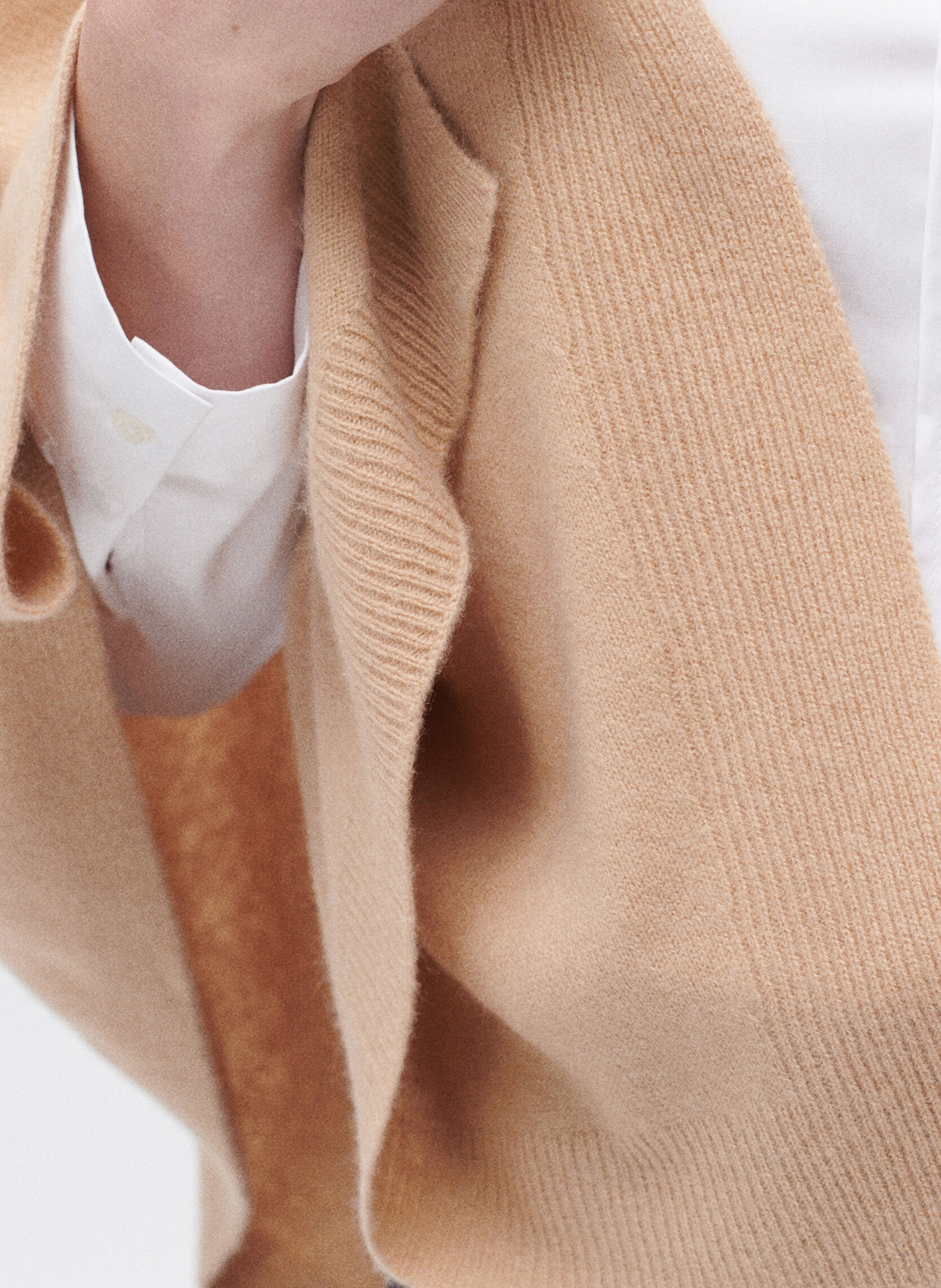 Baltimore cashmere poncho CAROLL Brown