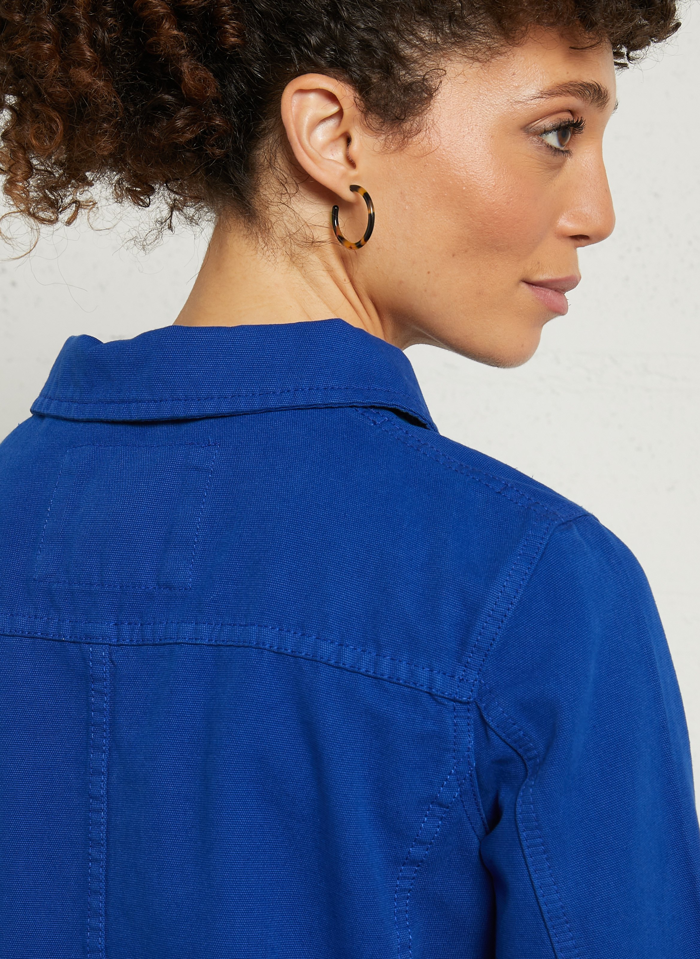 Veste pêcheur droite en coton ARMOR LUX Bleu