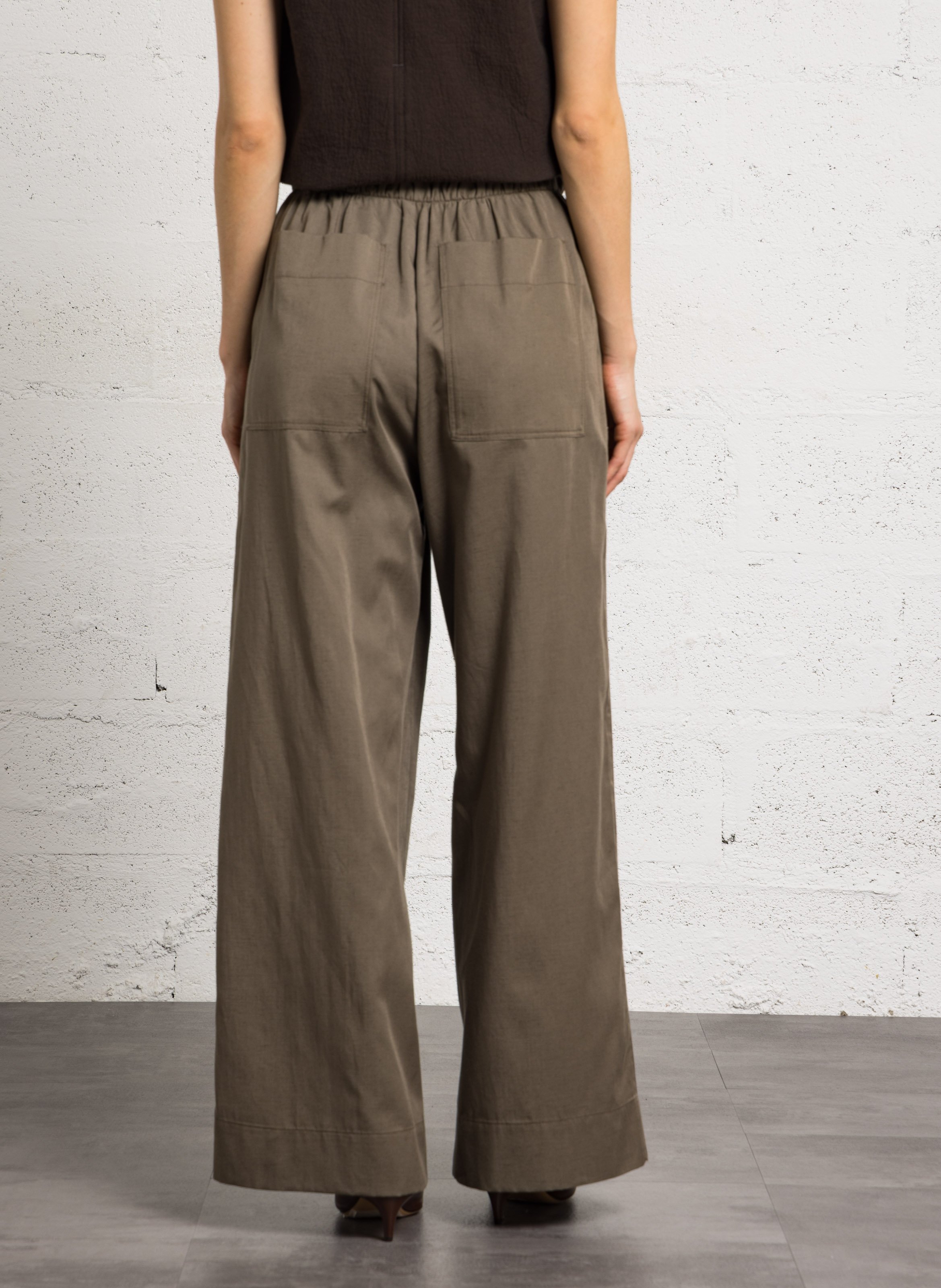 Pantalon large SOEUR Marron