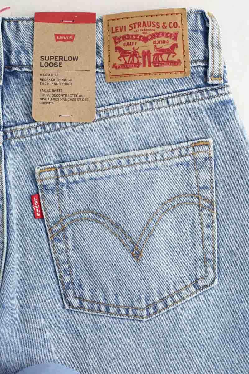 - Straight-leg jeans
- 5 pockets
- Straight cut
- Faded effect LEVI'S - Seconde main Blue