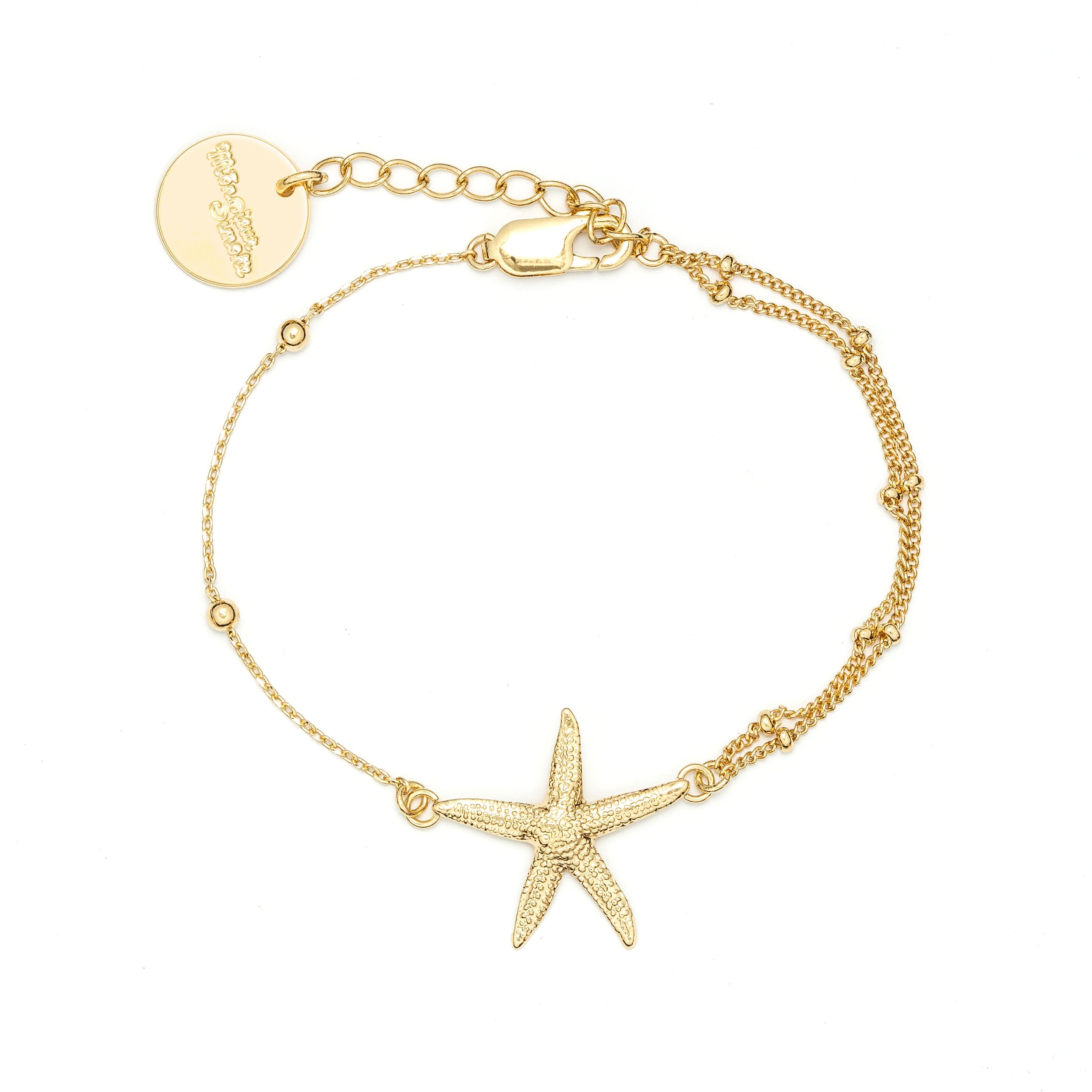 Gold-plated star bracelet MONSIEUR SIMONE