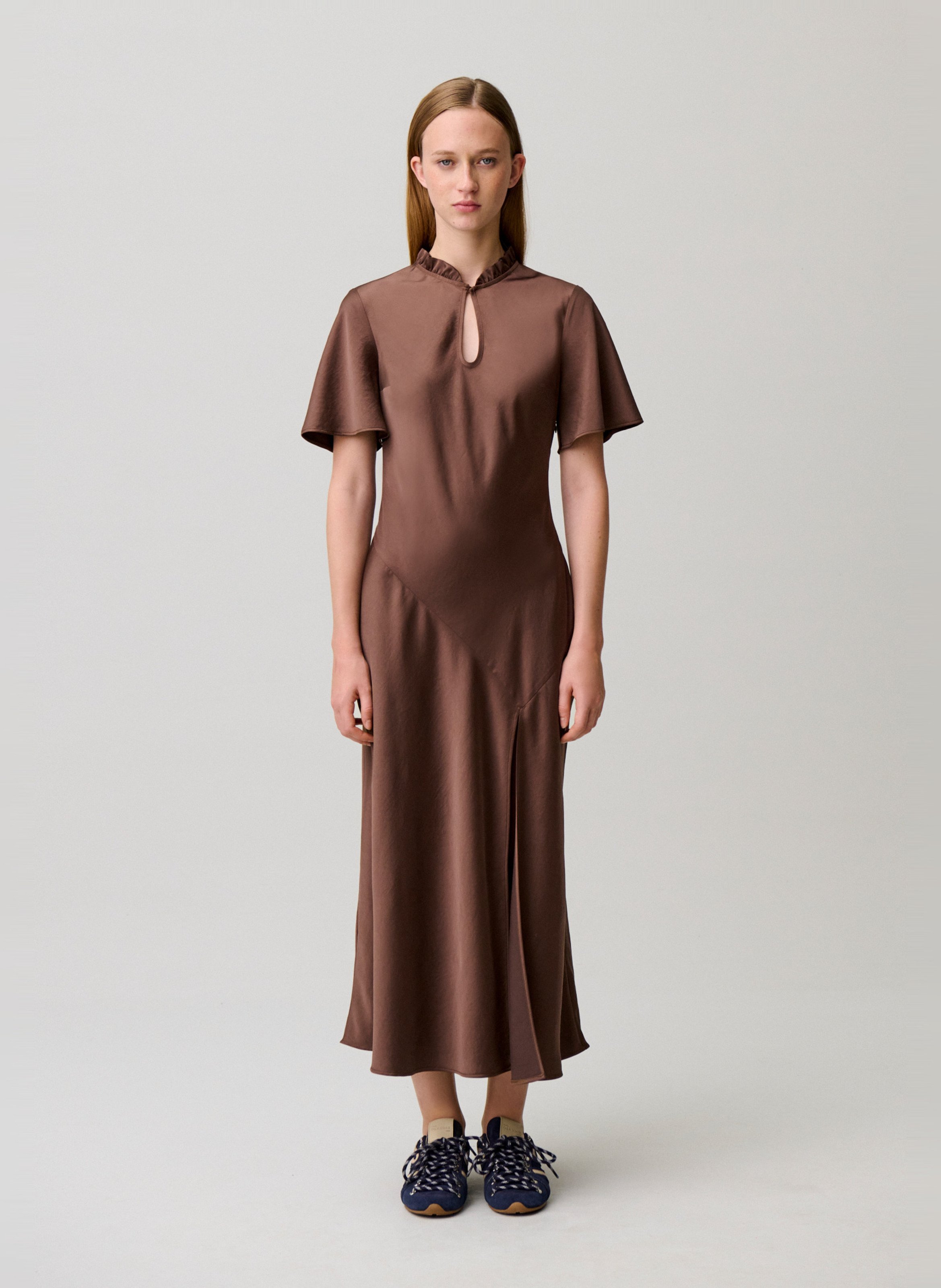 Robe longue fendue unie CLAUDIE PIERLOT