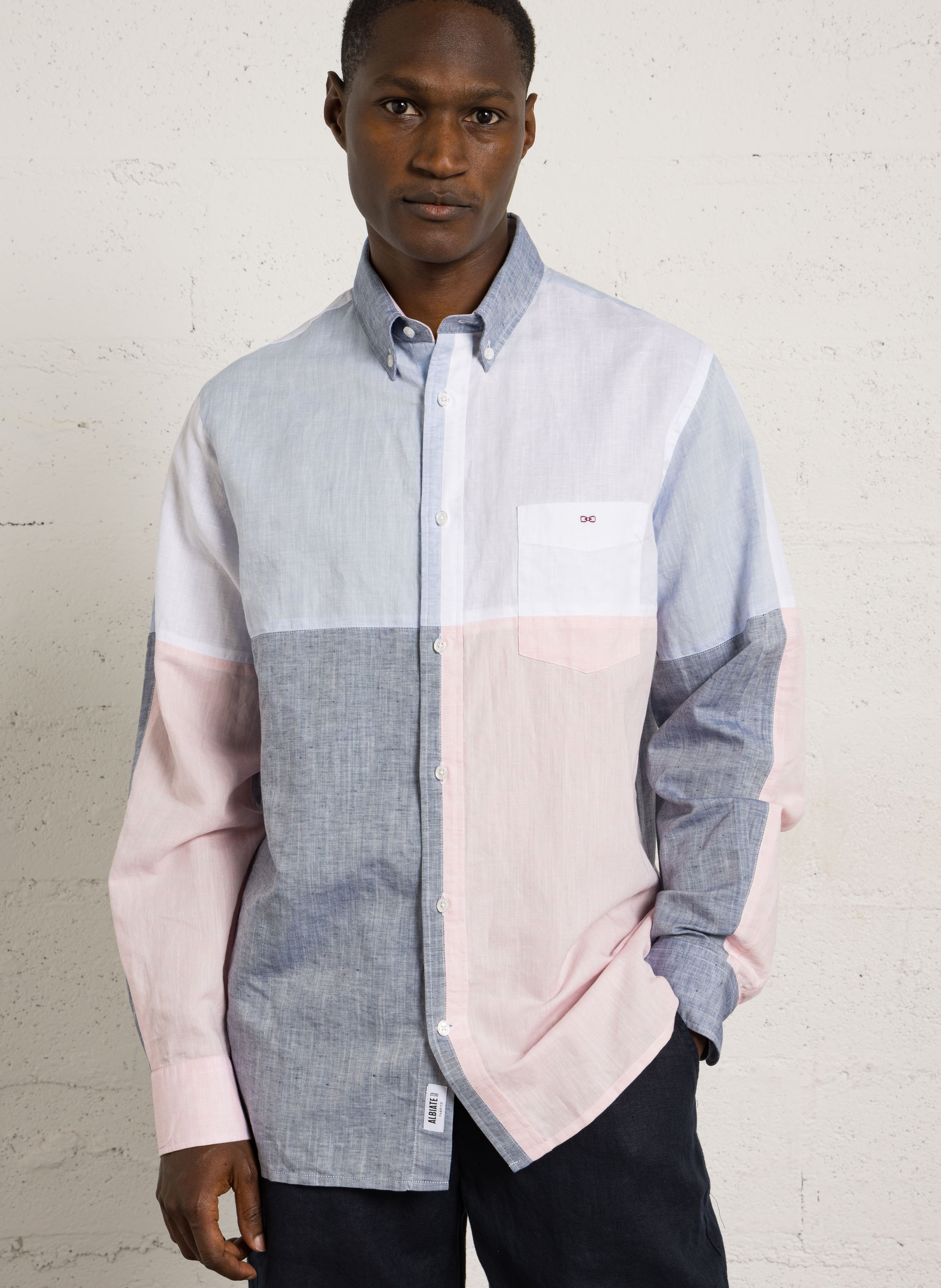 Camisa recta de patchwork EDEN PARK