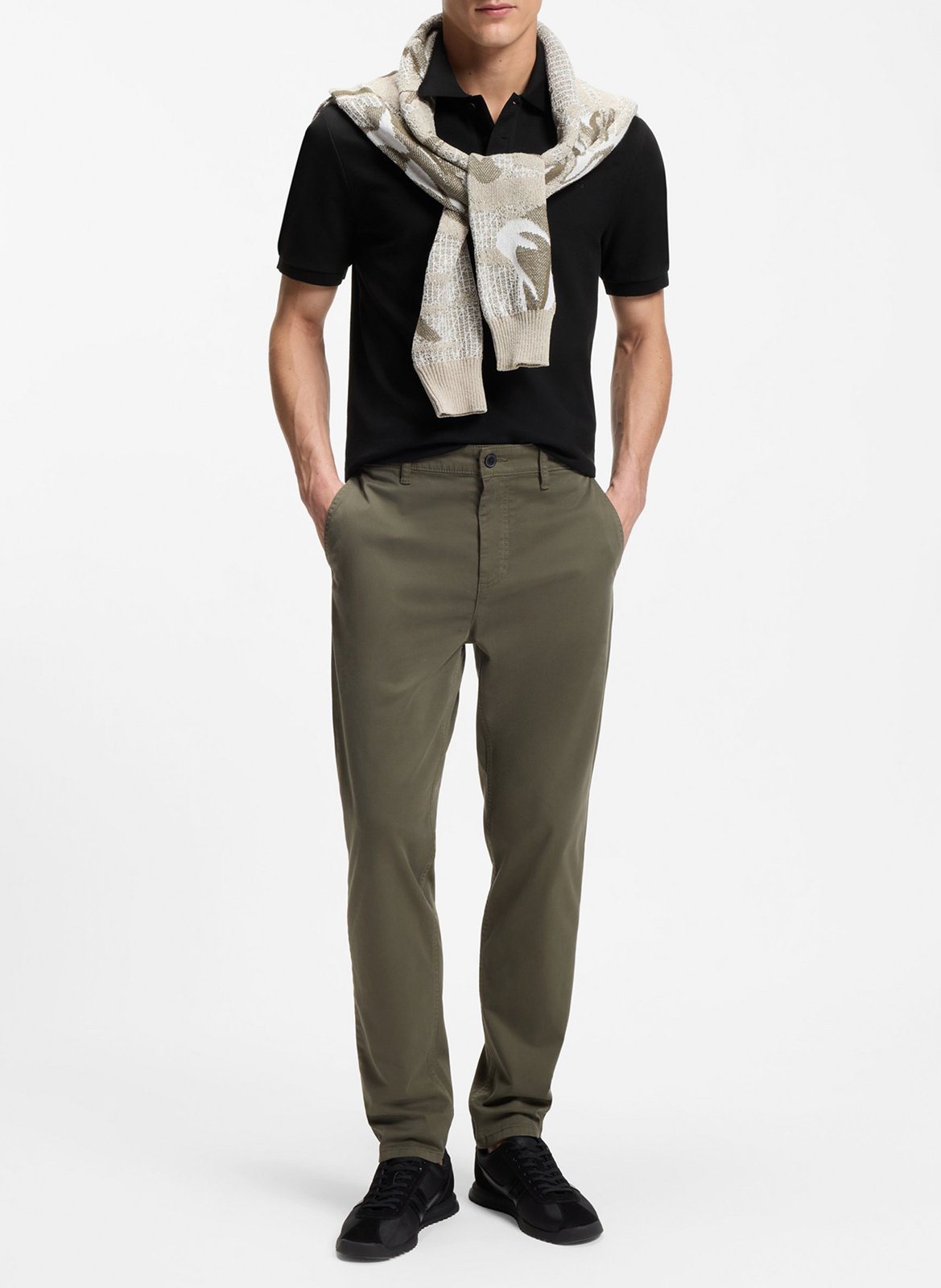 Polo regular-fit en coton BOSS Black
