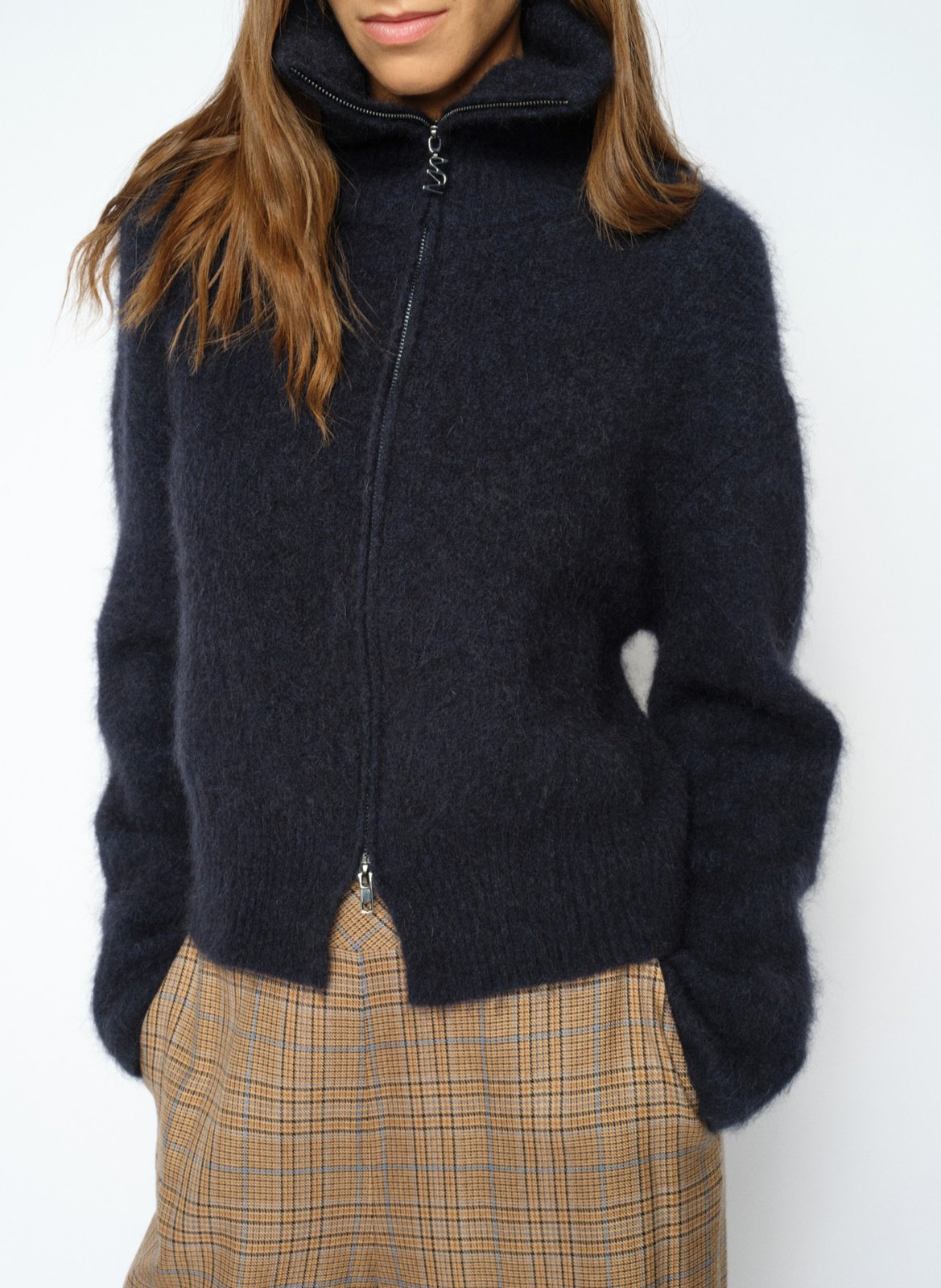 Oversized vest van wolmix MOS MOSH
